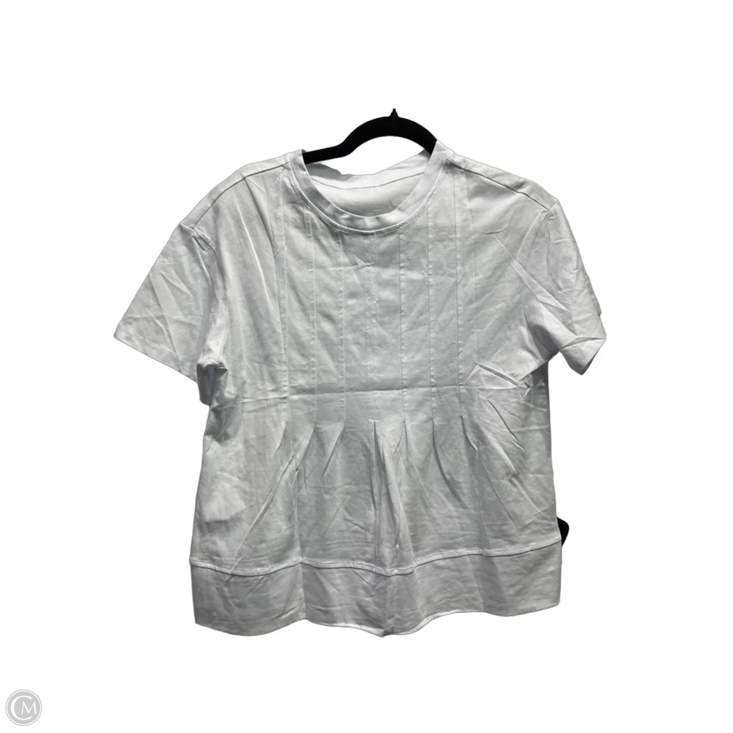 Top Short Sleeve By LOMON In White, Size: S