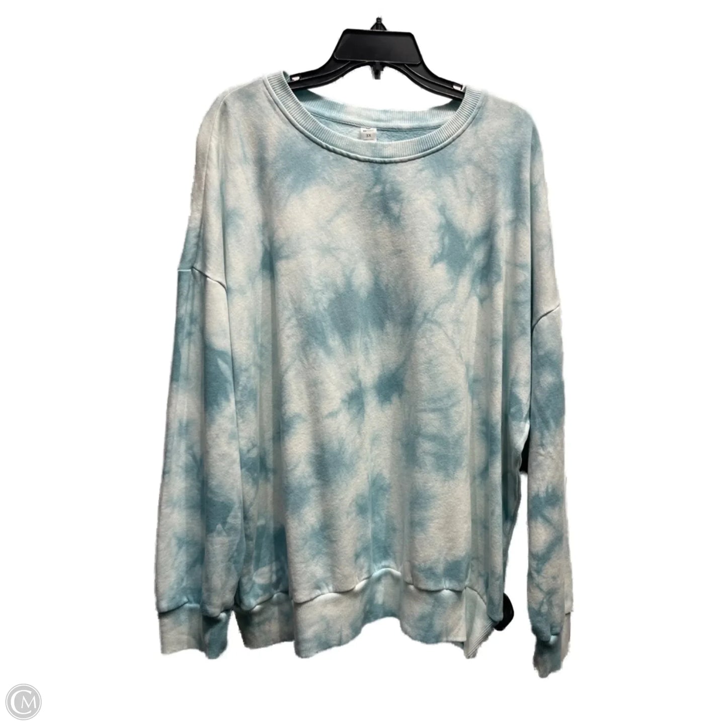 Sweatshirt Crewneck By 90 Degrees By Reflex In Blue, Size: 3x