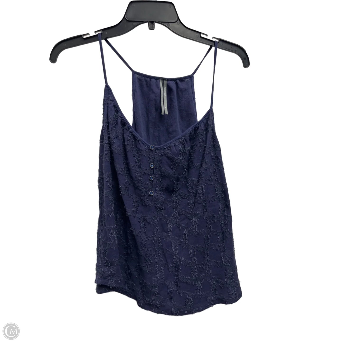 Top Sleeveless By Anthropologie In Navy, Size: M