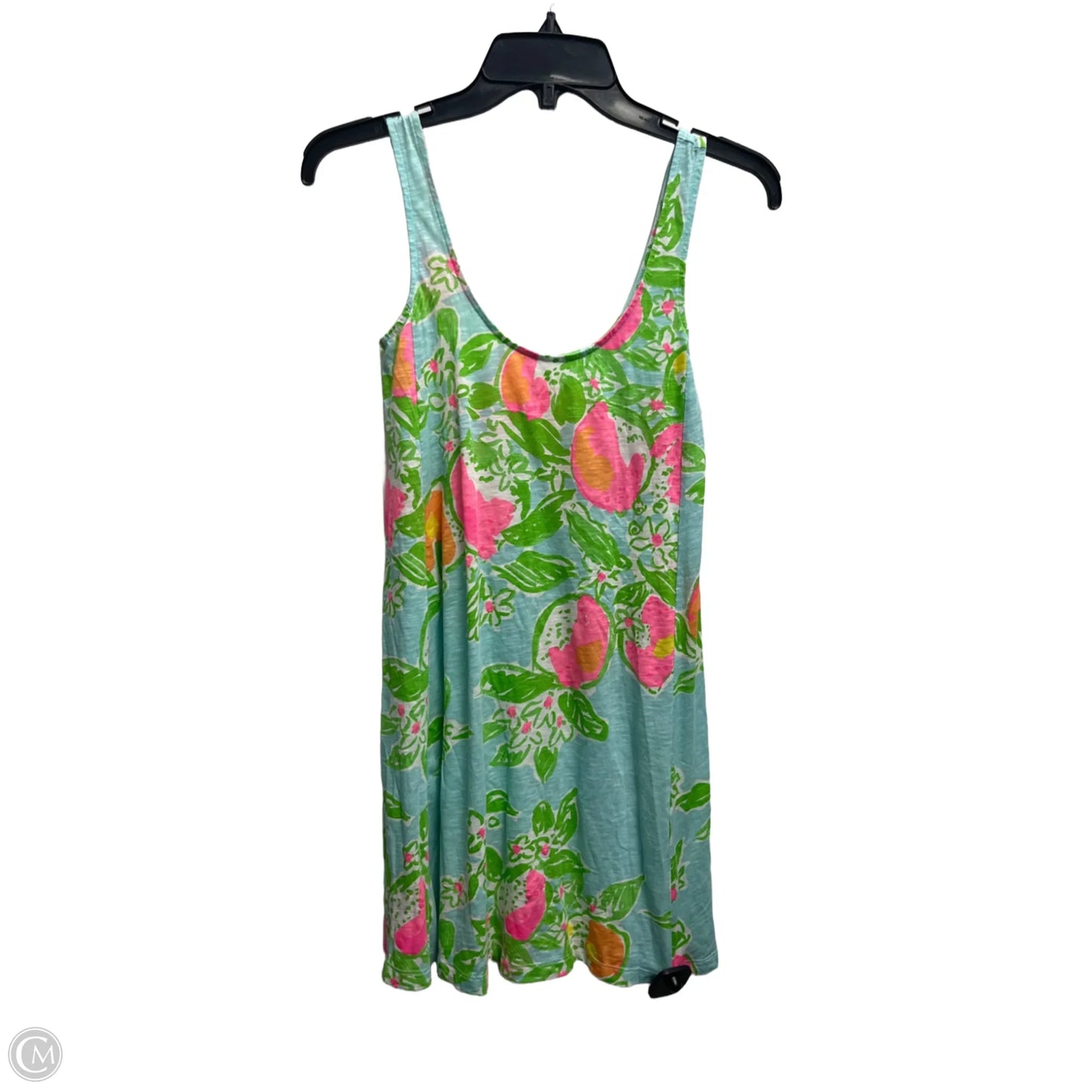 Dress Designer By Lilly Pulitzer In Blue & Green, Size: Xxs