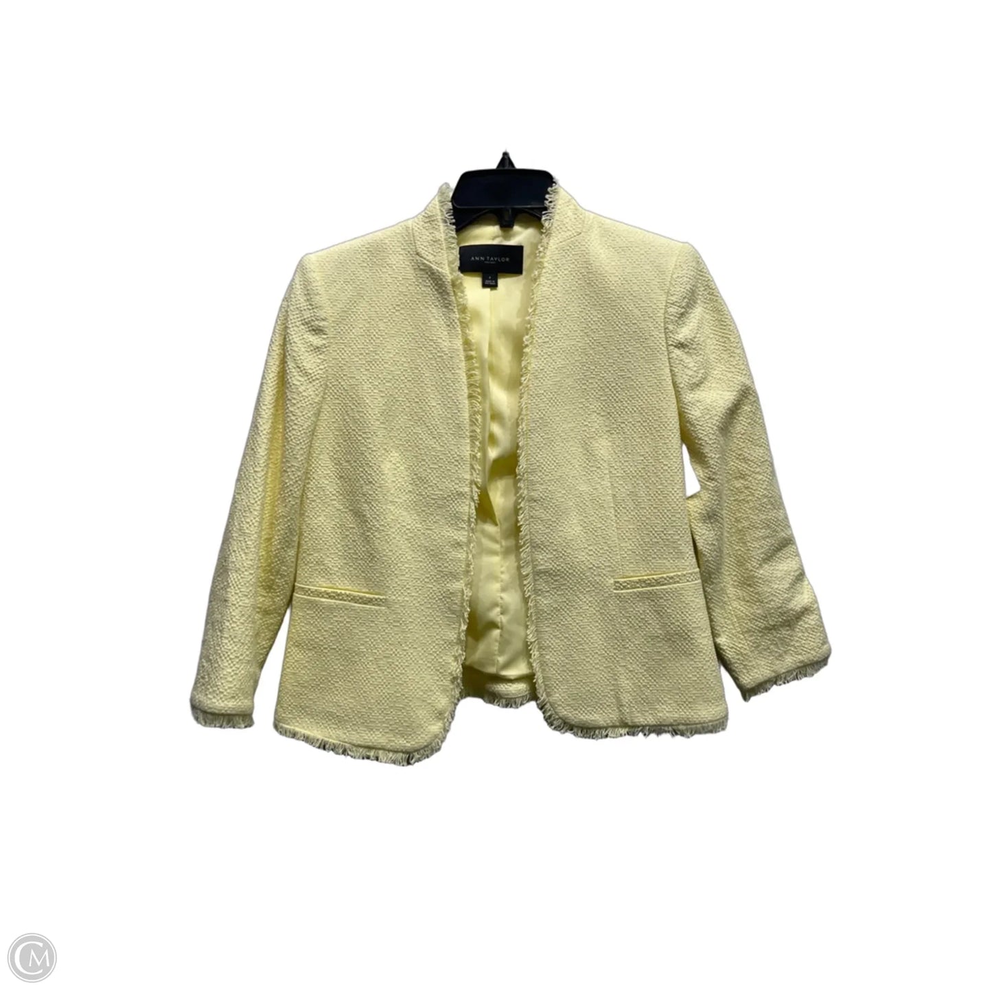 Blazer By Ann Taylor In Yellow, Size: 2