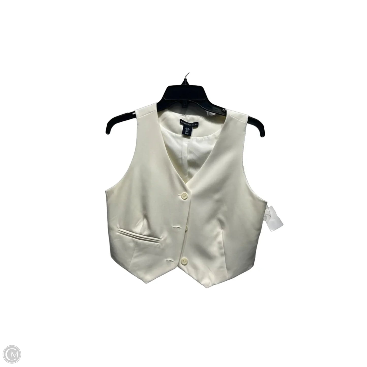 Vest Other By Sincerely Jules In Cream, Size: M