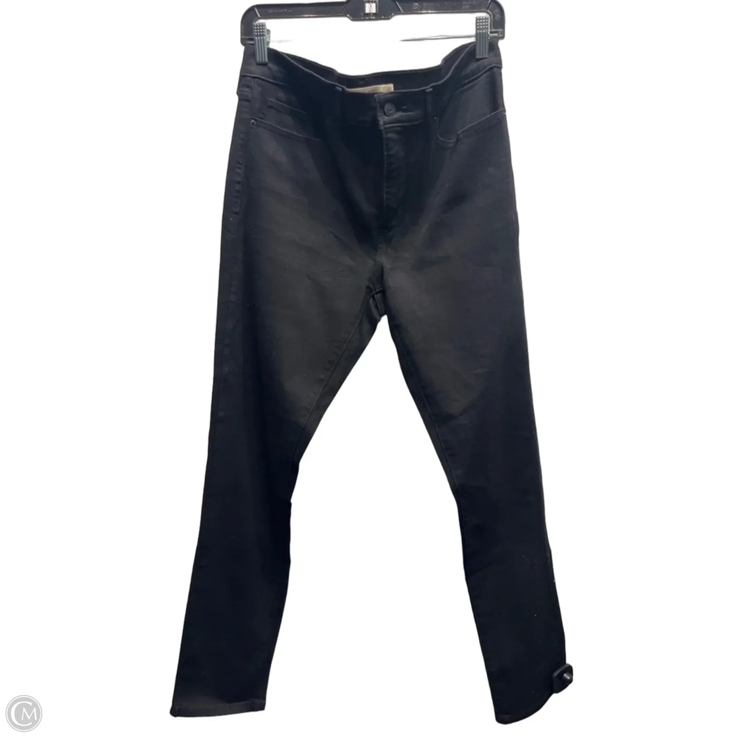 Jeans Skinny By Levis In Black, Size: 10