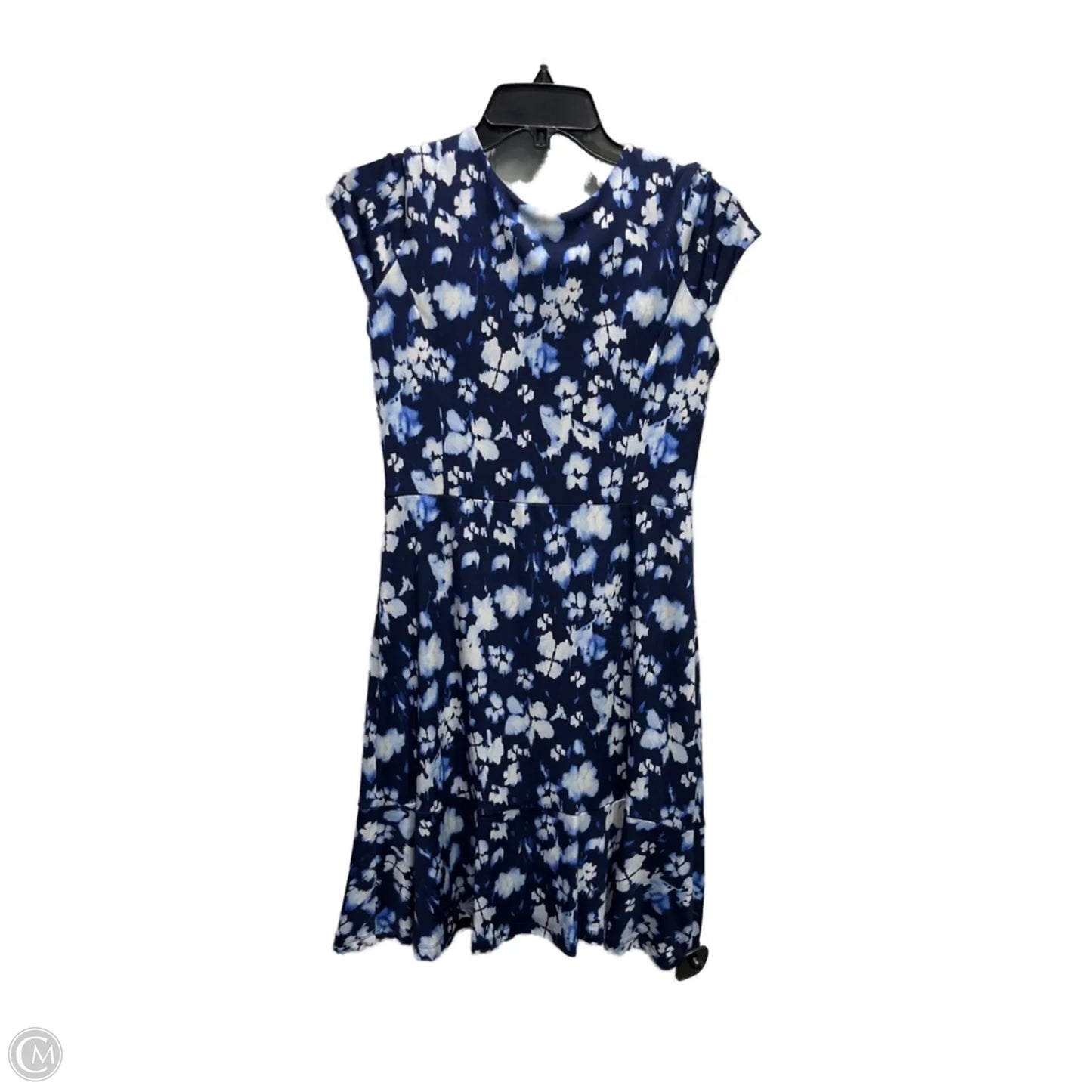 Dress Work By Michael By Michael Kors In Blue & White, Size: S