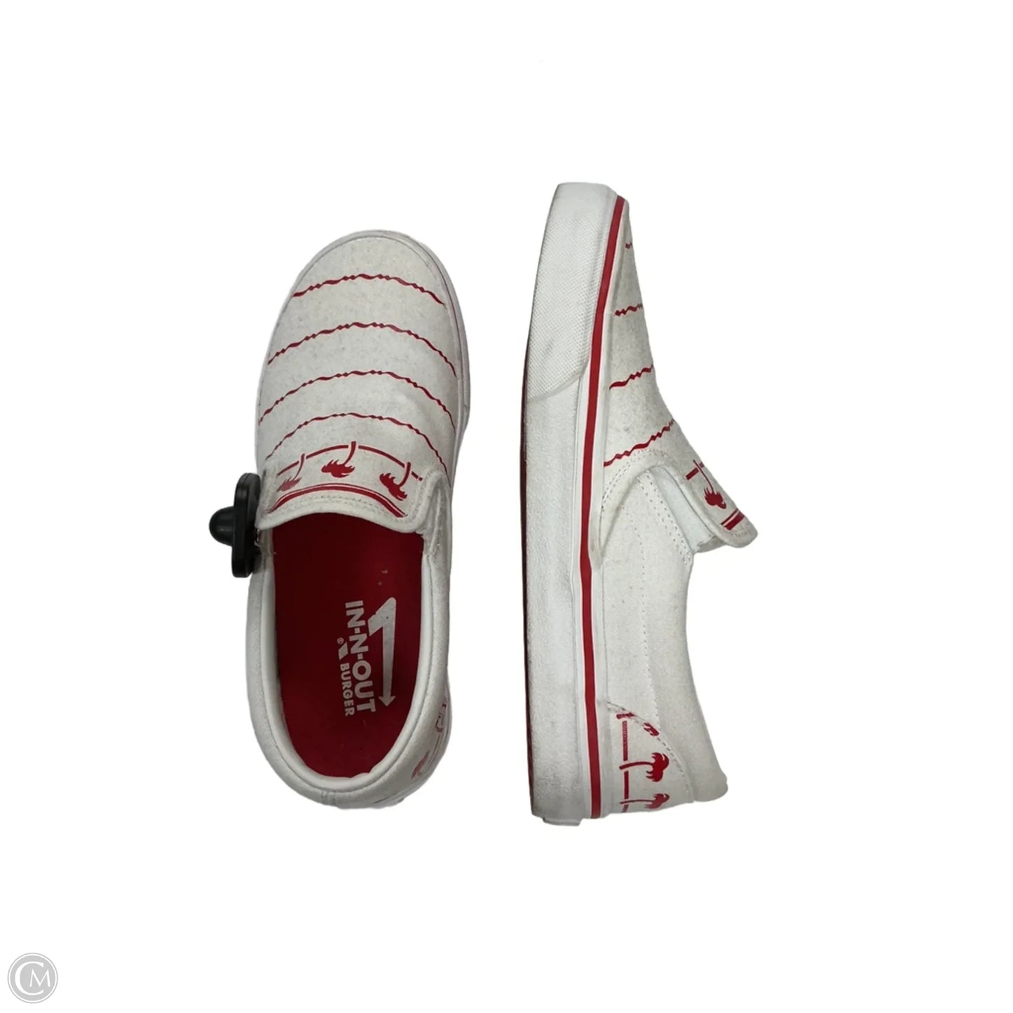 Shoes Flats By IN-N-OUT BURGER In Red & White, Size: 8.5
