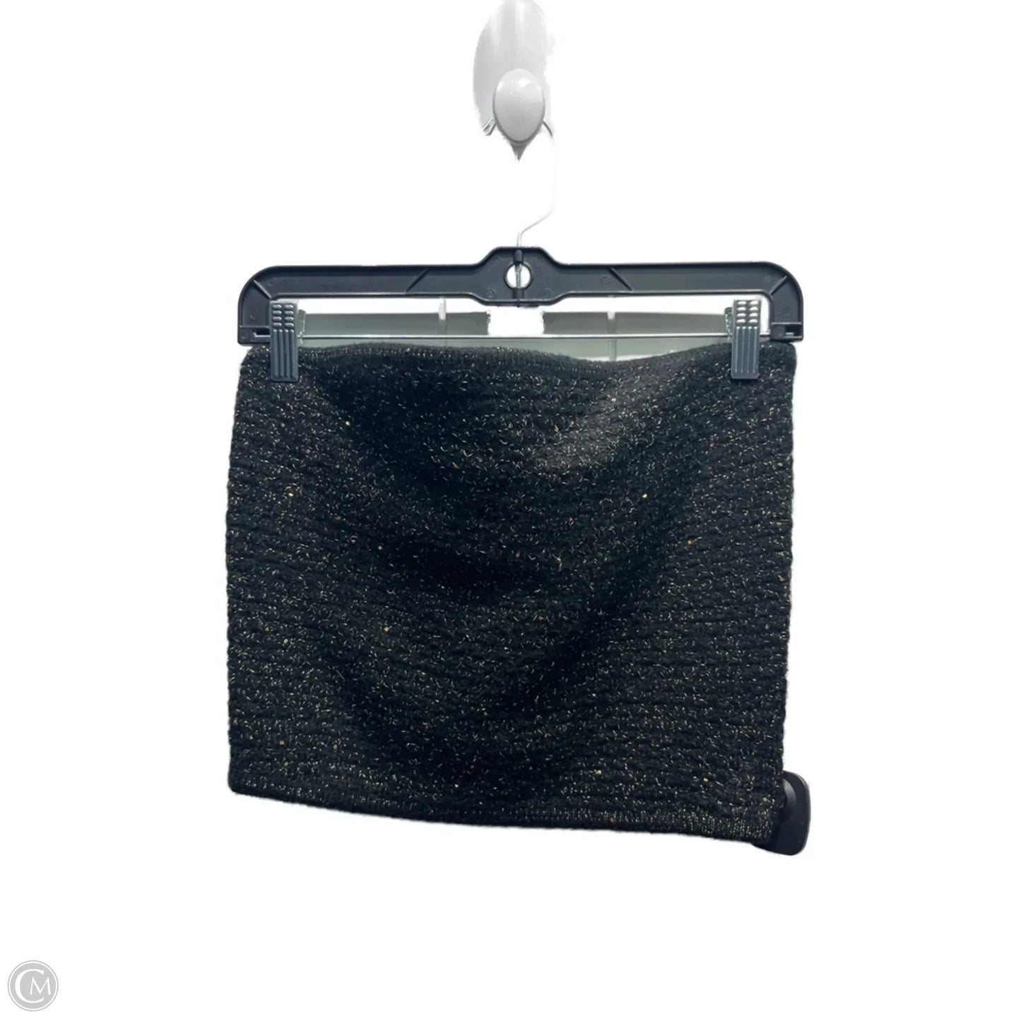 Top Sleeveless By Express In Black & Gold, Size: M