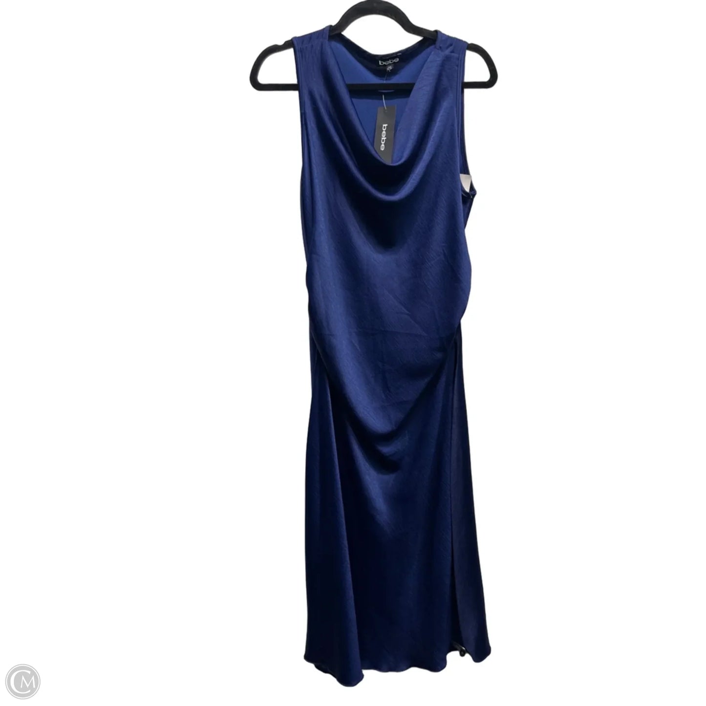 Dress Party Long By Bebe In Blue, Size: L
