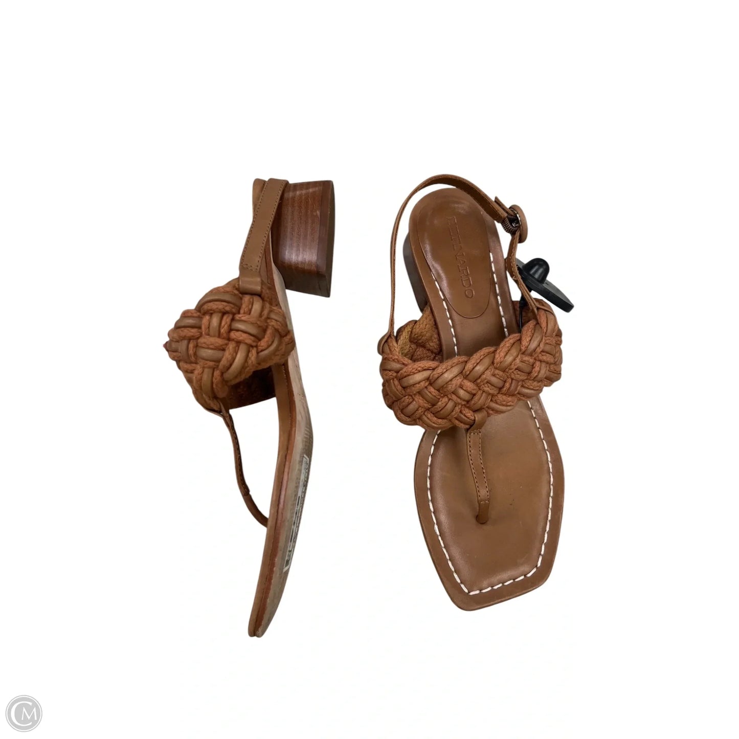 Sandals Heels Block By Bernardo In Tan, Size: 7.5