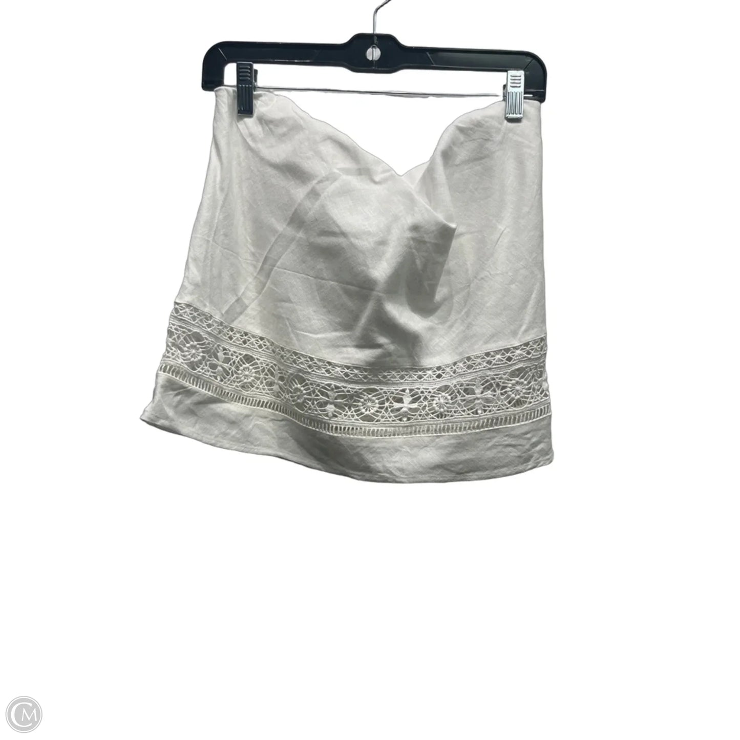 Top Sleeveless By Anthropologie In White, Size: S