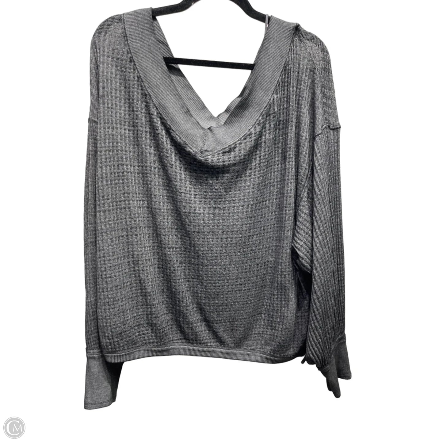 Top Long Sleeve By We The Free In Grey, Size: S