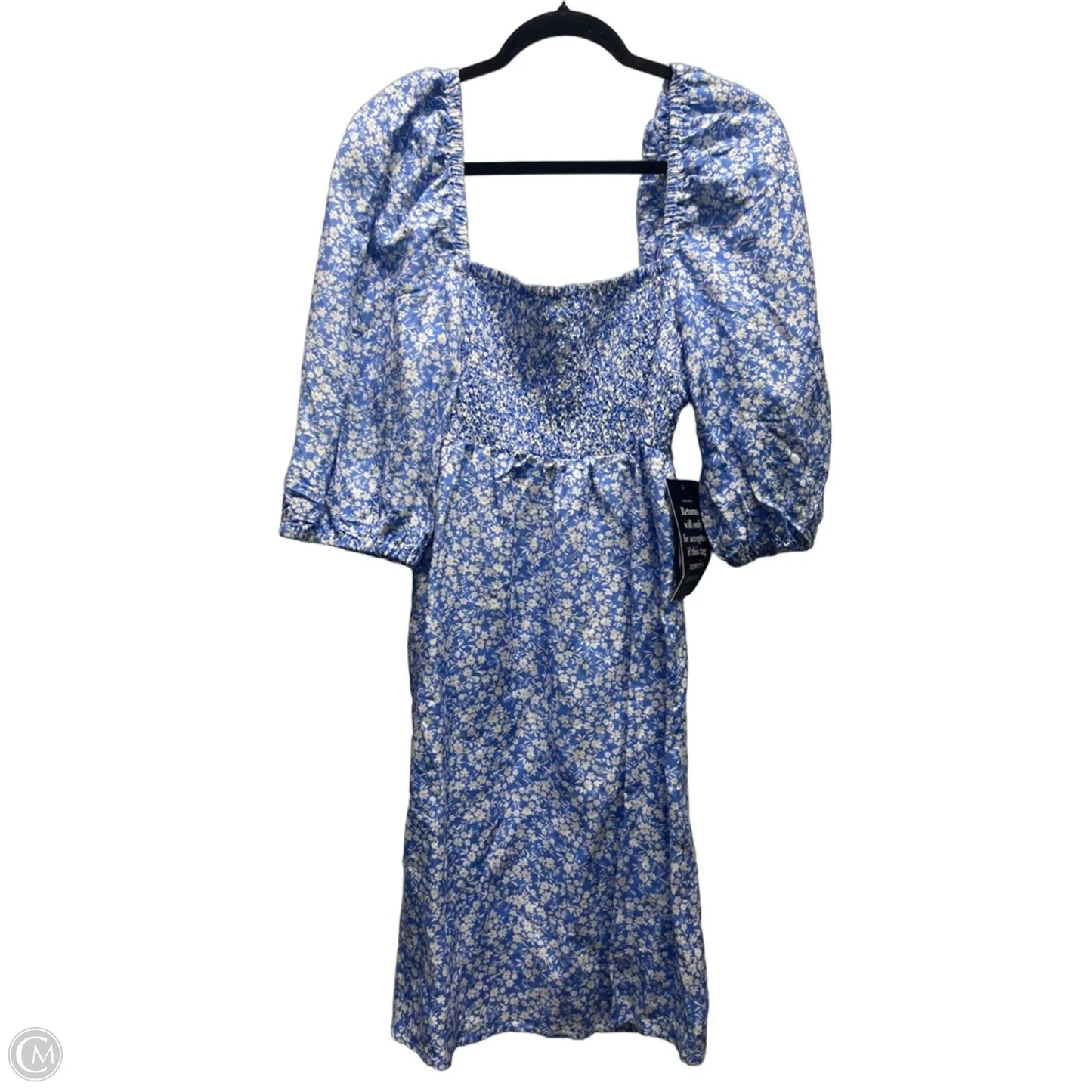 Dress Designer By Tuckernuck In Blue & White, Size: Xl