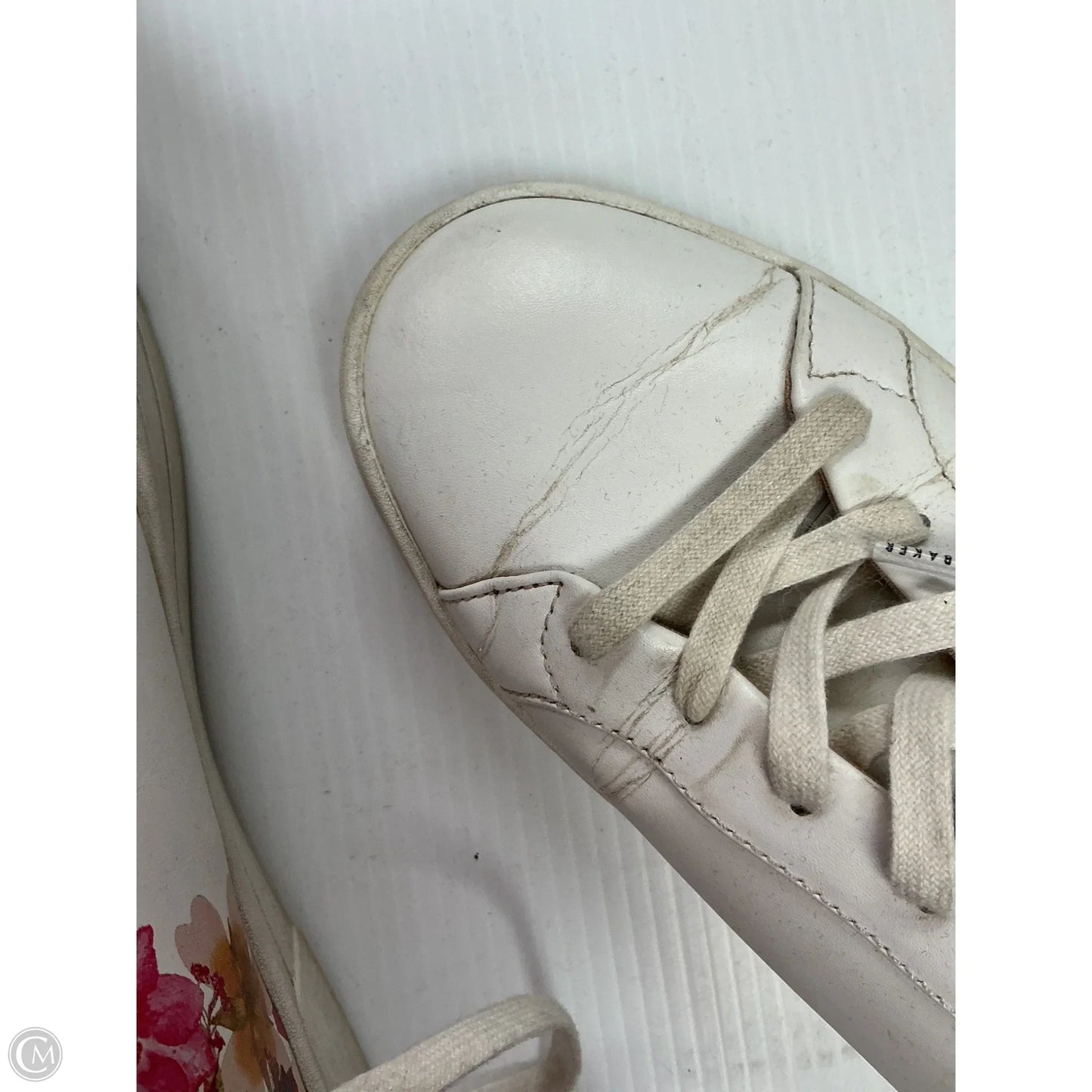 Shoes Sneakers By Ted Baker In Pink & White, Size: 8.5