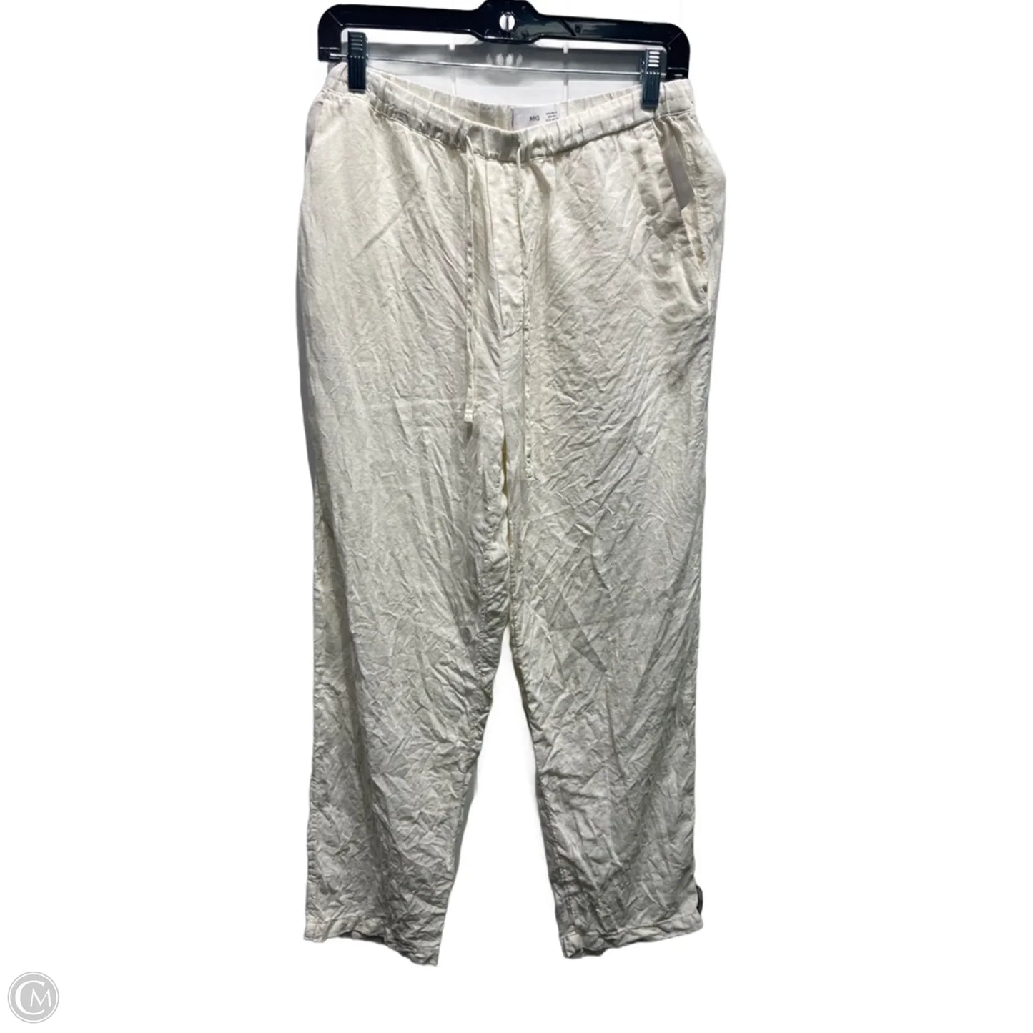 Pants Linen By Mng In Cream, Size: S