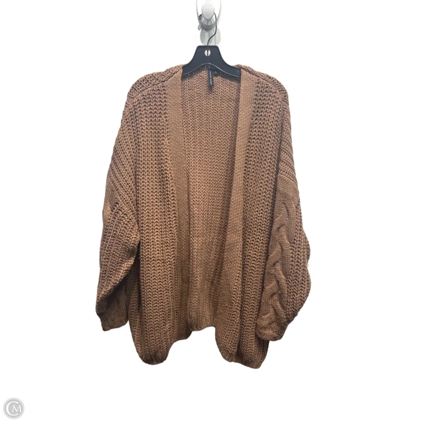 Sweater Cardigan By Moon And Madison In Brown, Size: S