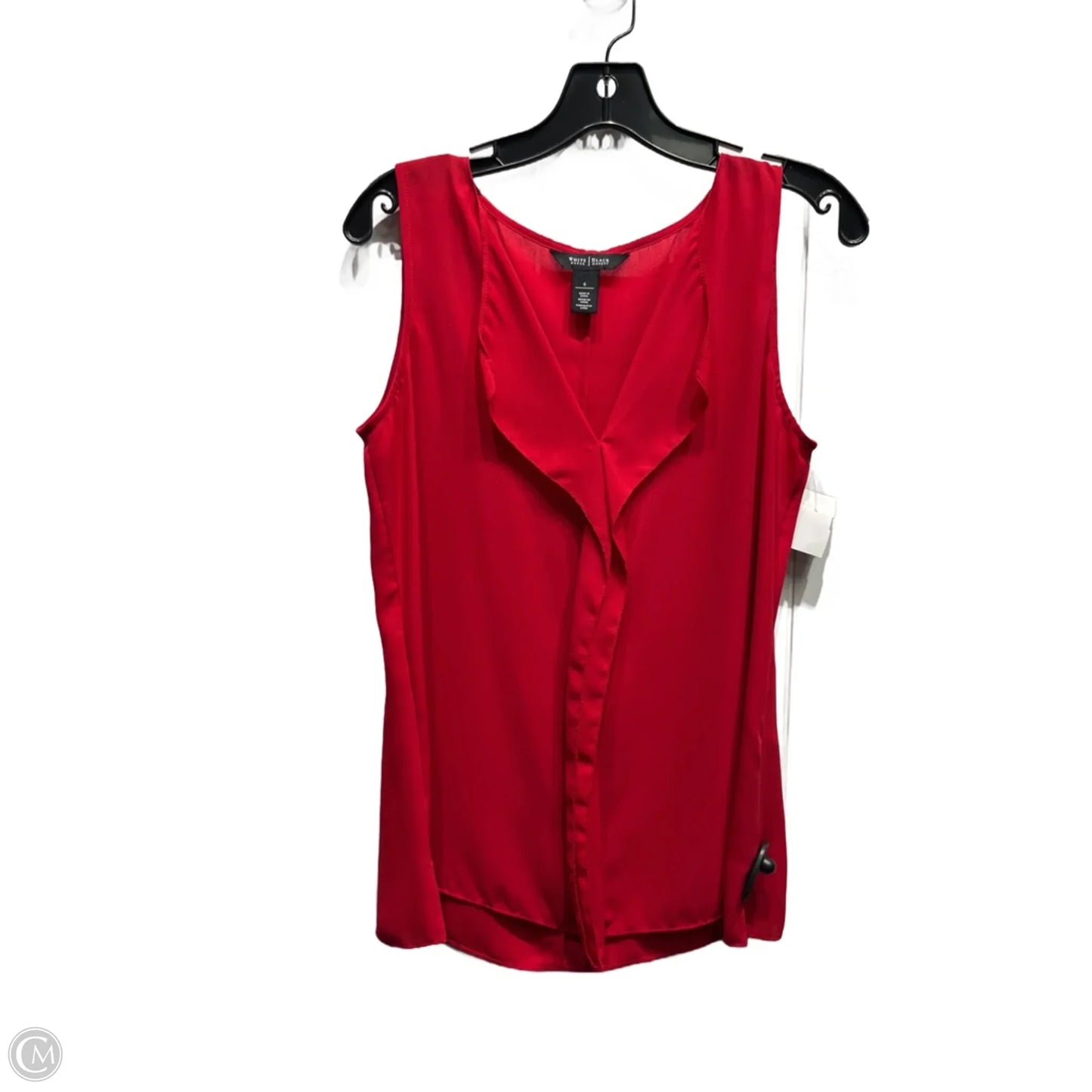 Top Sleeveless By White House Black Market In Red, Size: S