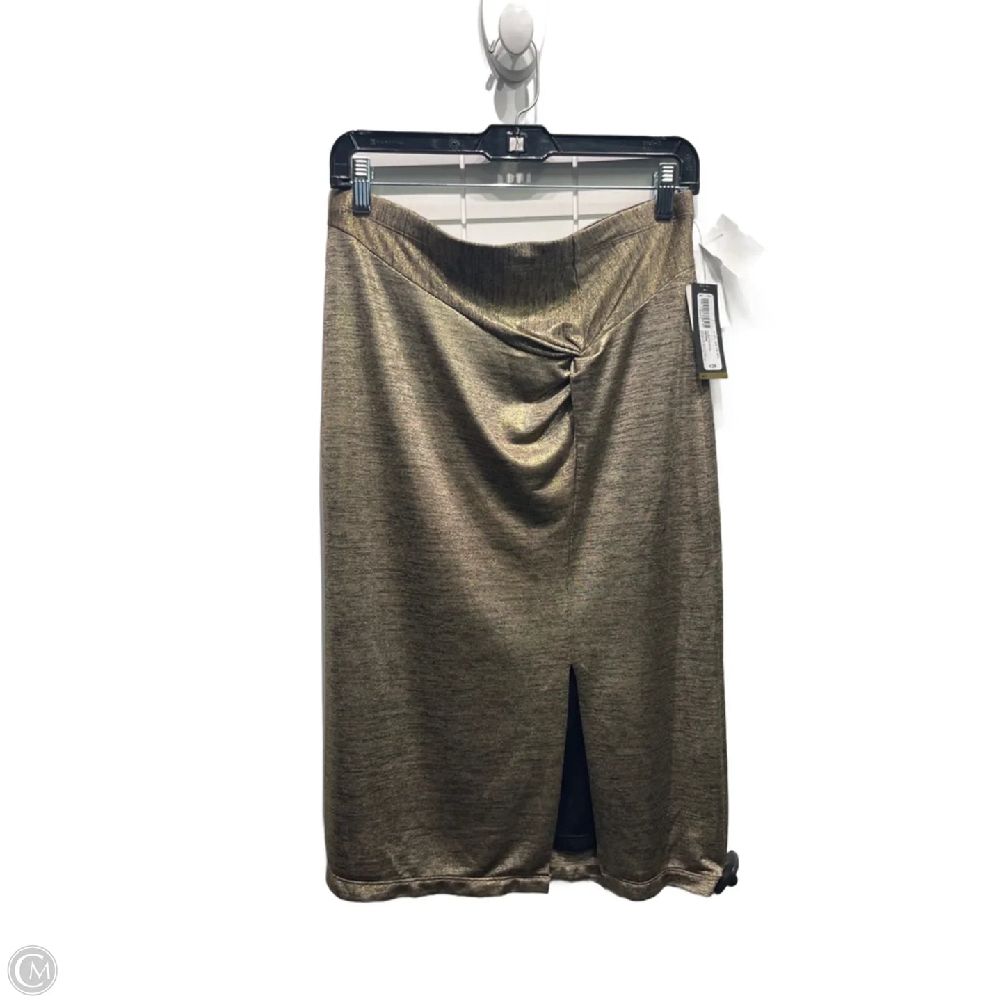 Skirt Midi By Worthington In Gold, Size: M