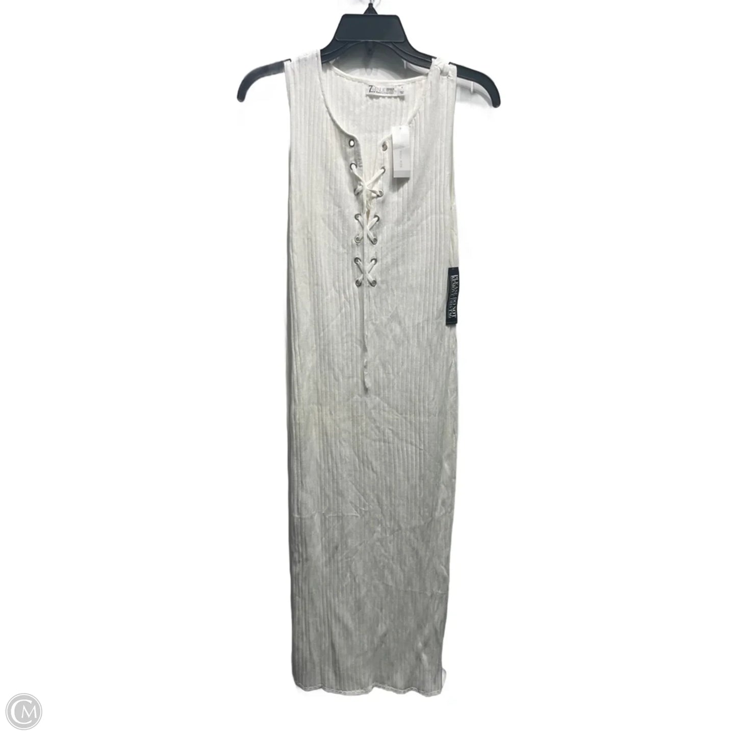 Dress Casual Midi By New York And Co In White, Size: S