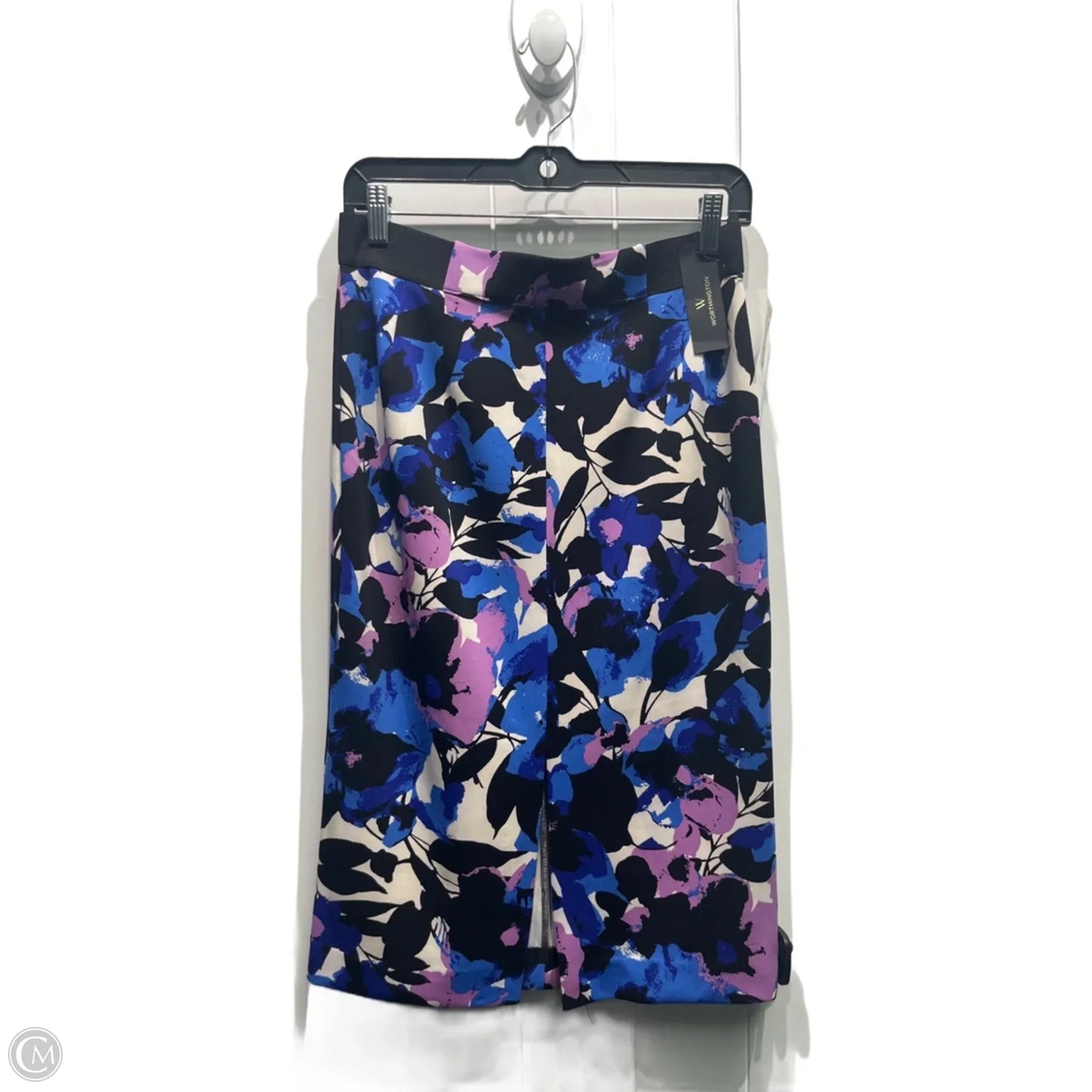 Skirt Midi By Worthington In Blue & Purple, Size: 6