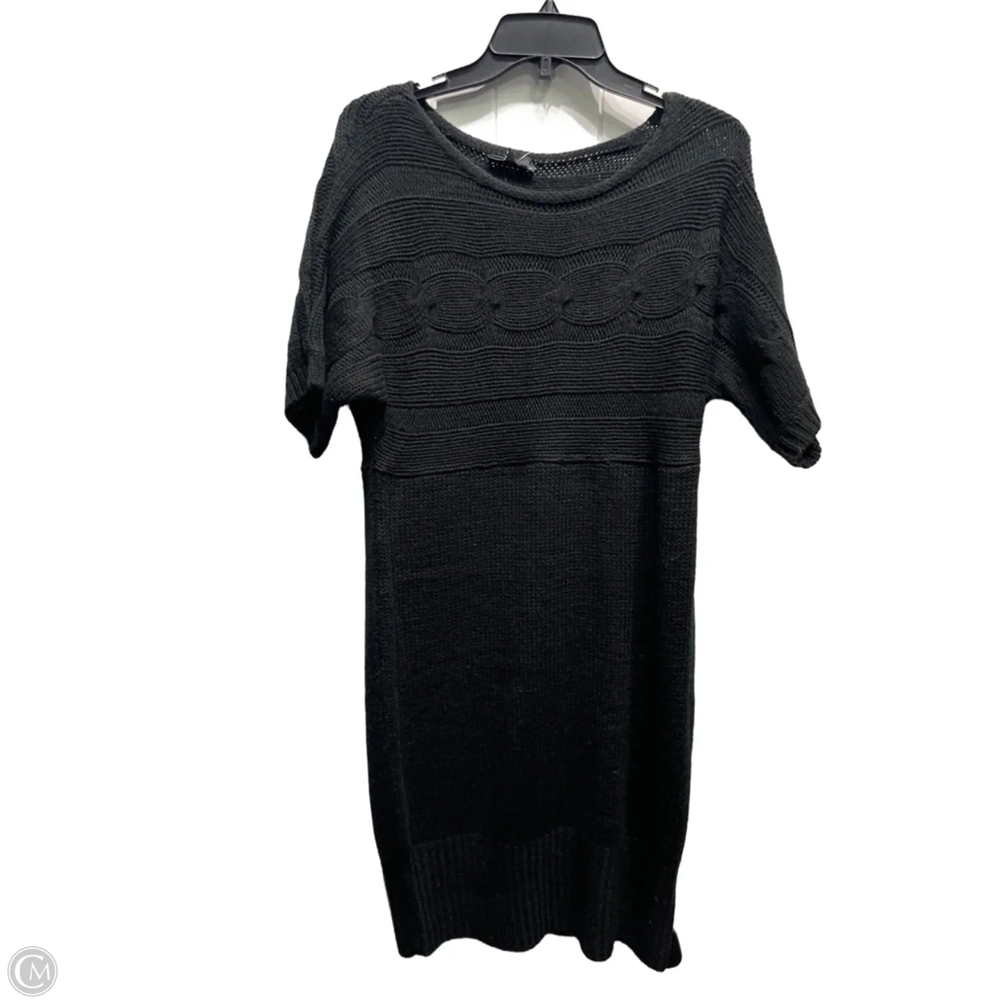 Dress Sweater By Apostrophe In Black, Size: L