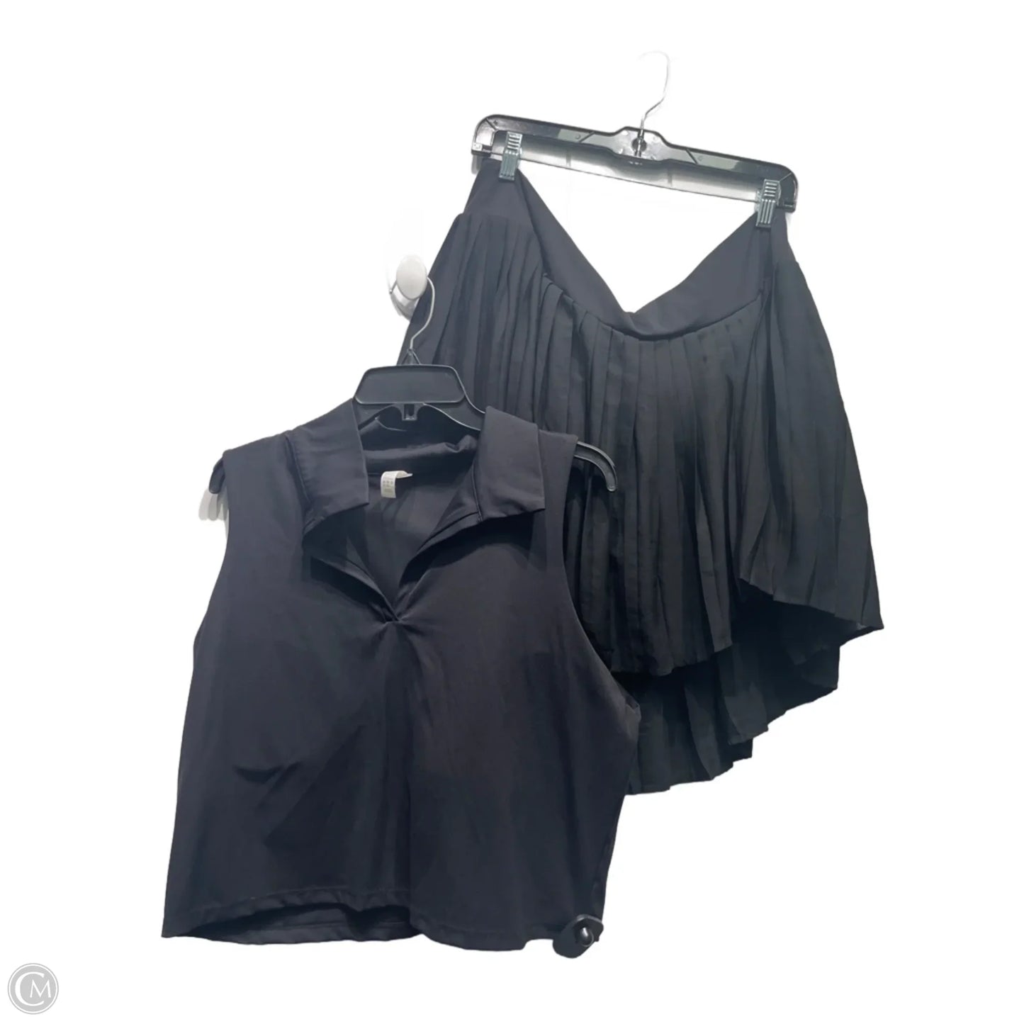 Skirt Set 2pc By Clothes Mentor In Black, Size: 3x