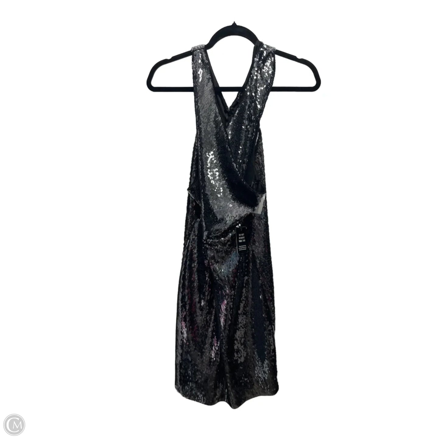 Dress Party Short By Express In Silver, Size: 16