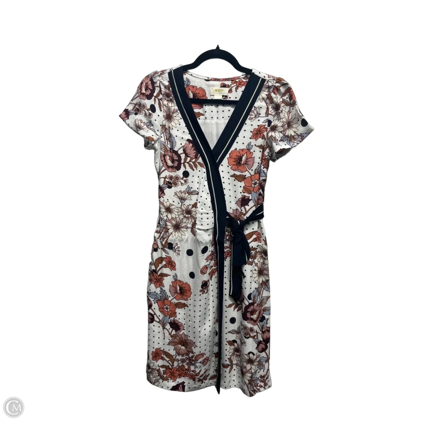 Dress Casual Short By Maeve In Blue & Orange, Size: Osfm