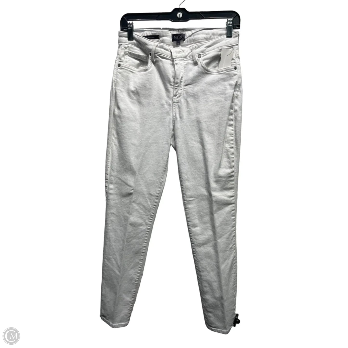 Jeans Skinny By Not Your Daughters Jeans In White Denim, Size: 4