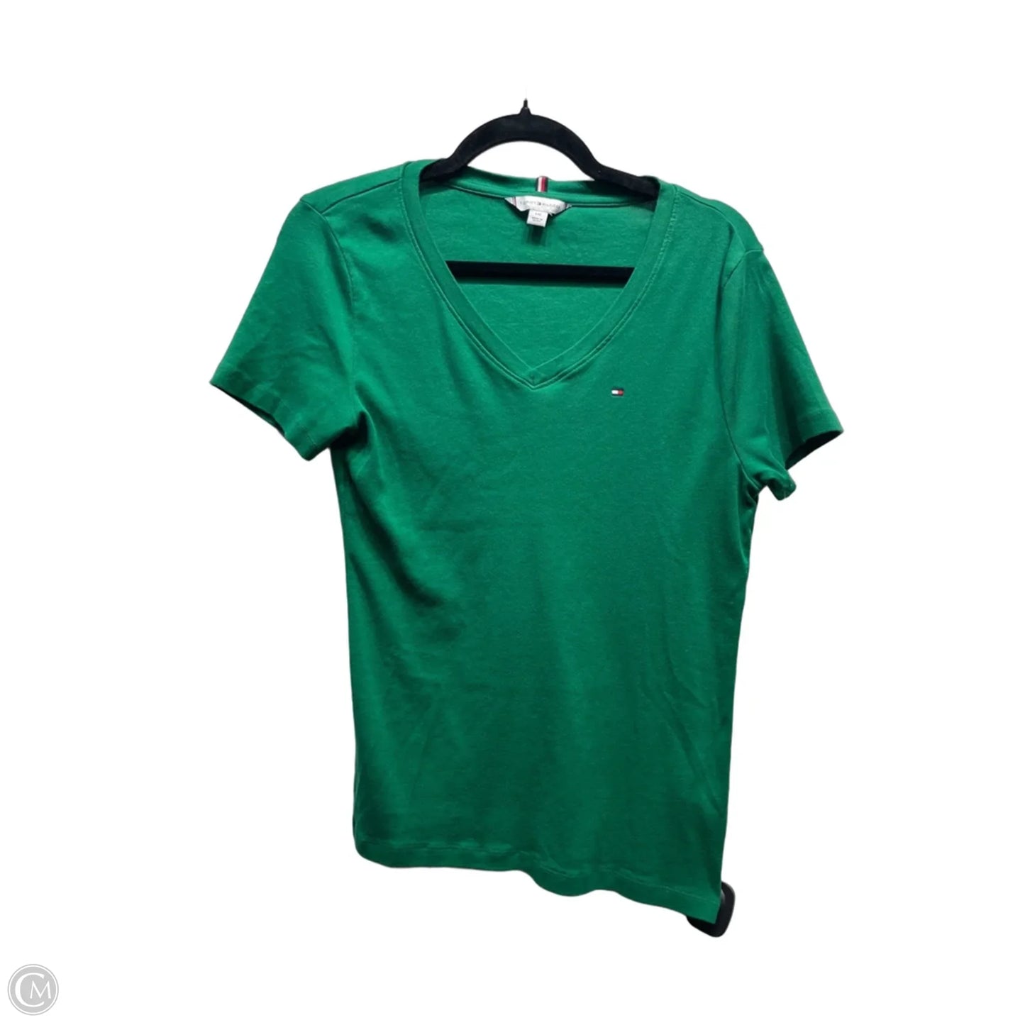 Top Short Sleeve Basic By Tommy Hilfiger In Green, Size: L