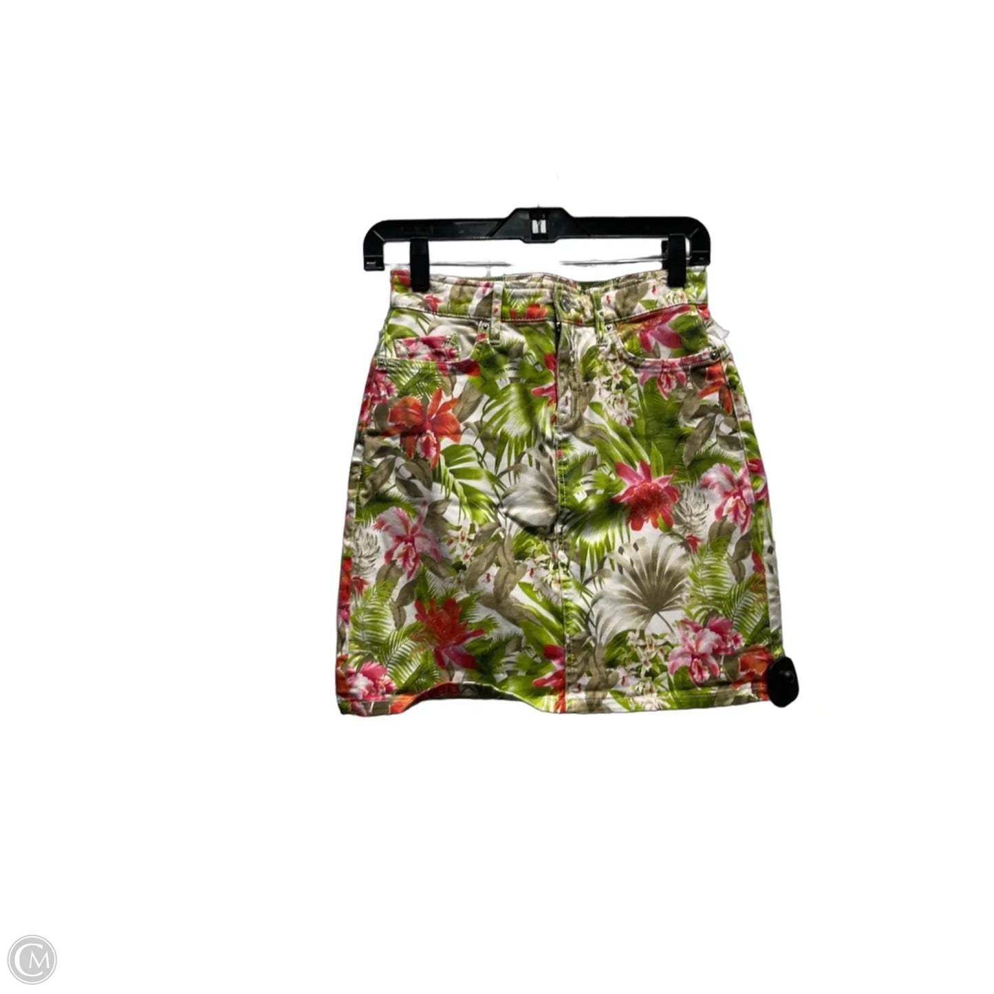 Skirt Mini & Short By Tommy Bahama In Green & Pink, Size: Xs
