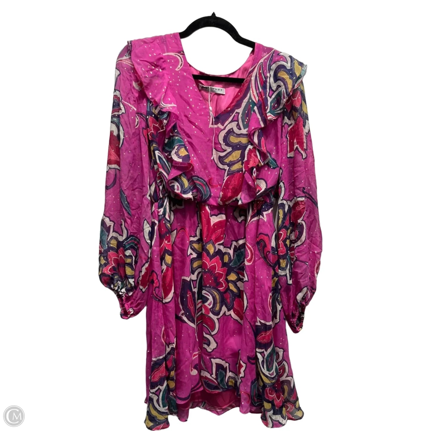 Dress Party Short By Trina Turk In Pink & Purple, Size: Xs