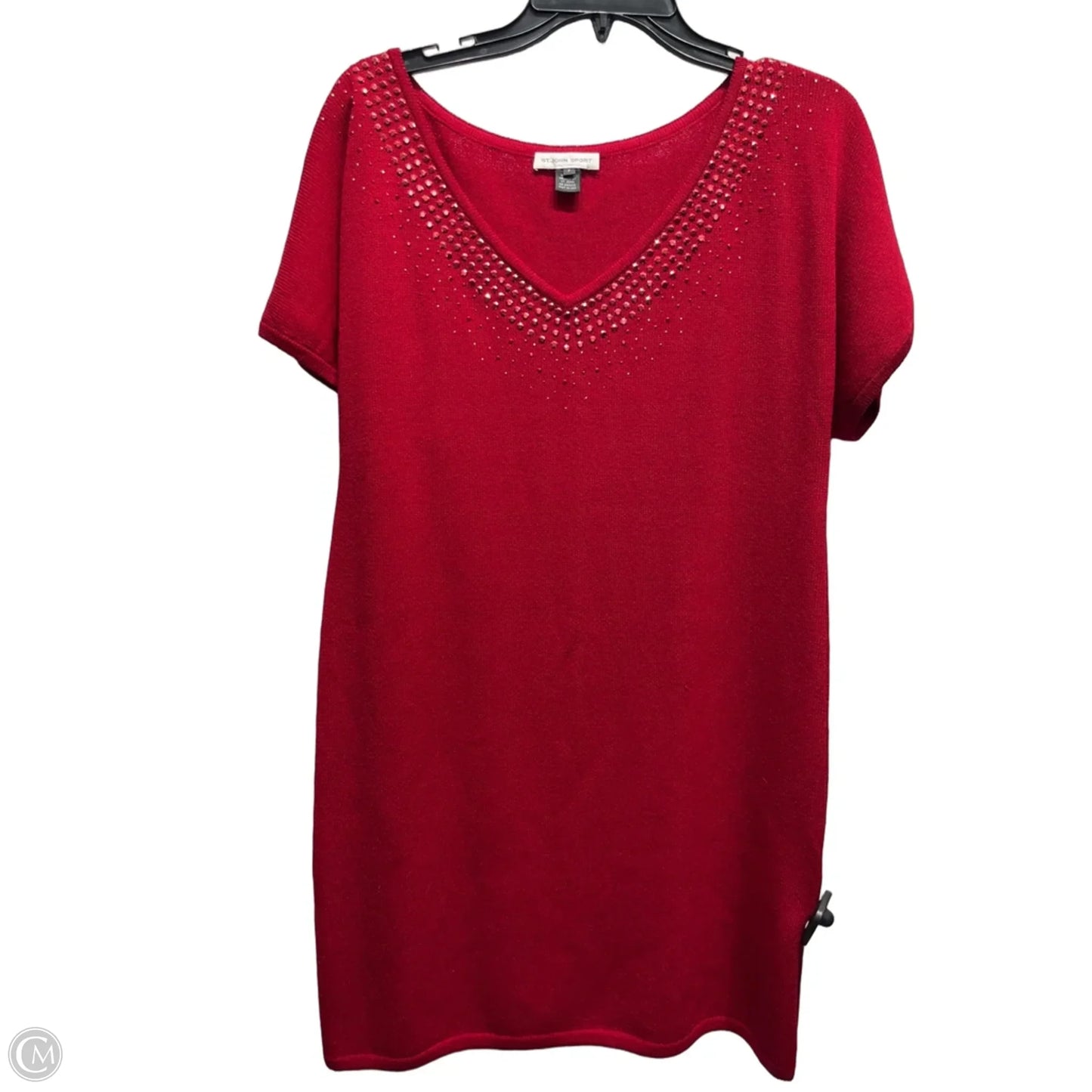 Dress Party Short By St. John In Red, Size: S