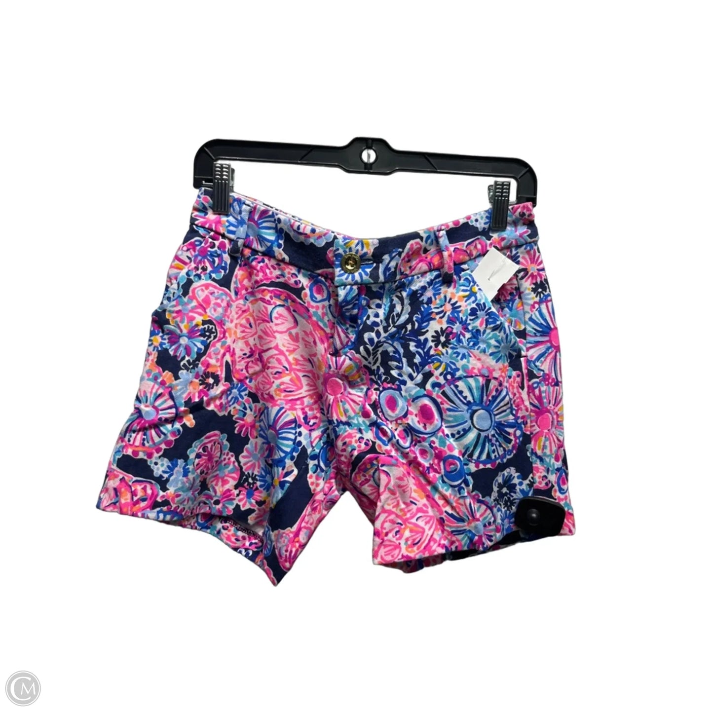 Shorts Designer By Lilly Pulitzer In Blue & Pink, Size: 0