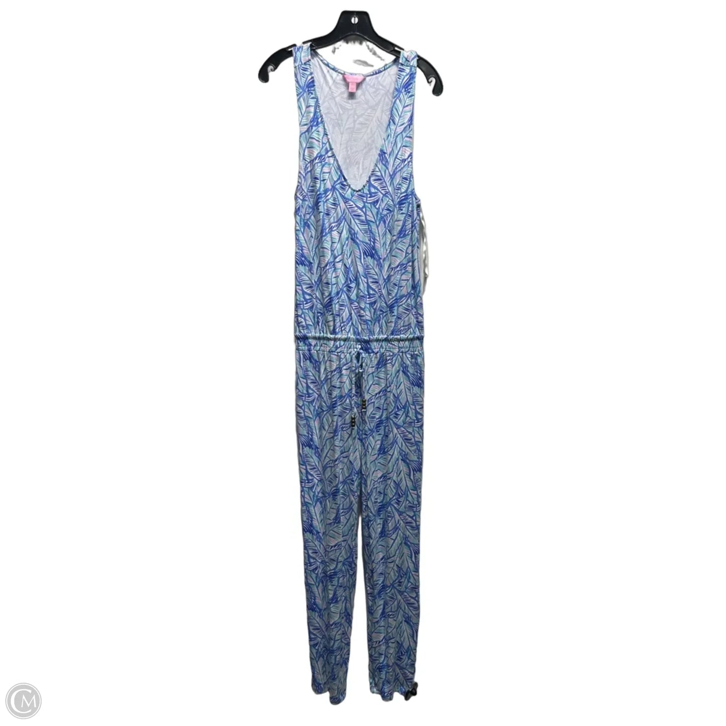 Jumpsuit Designer By Lilly Pulitzer In Blue & White, Size: Xs