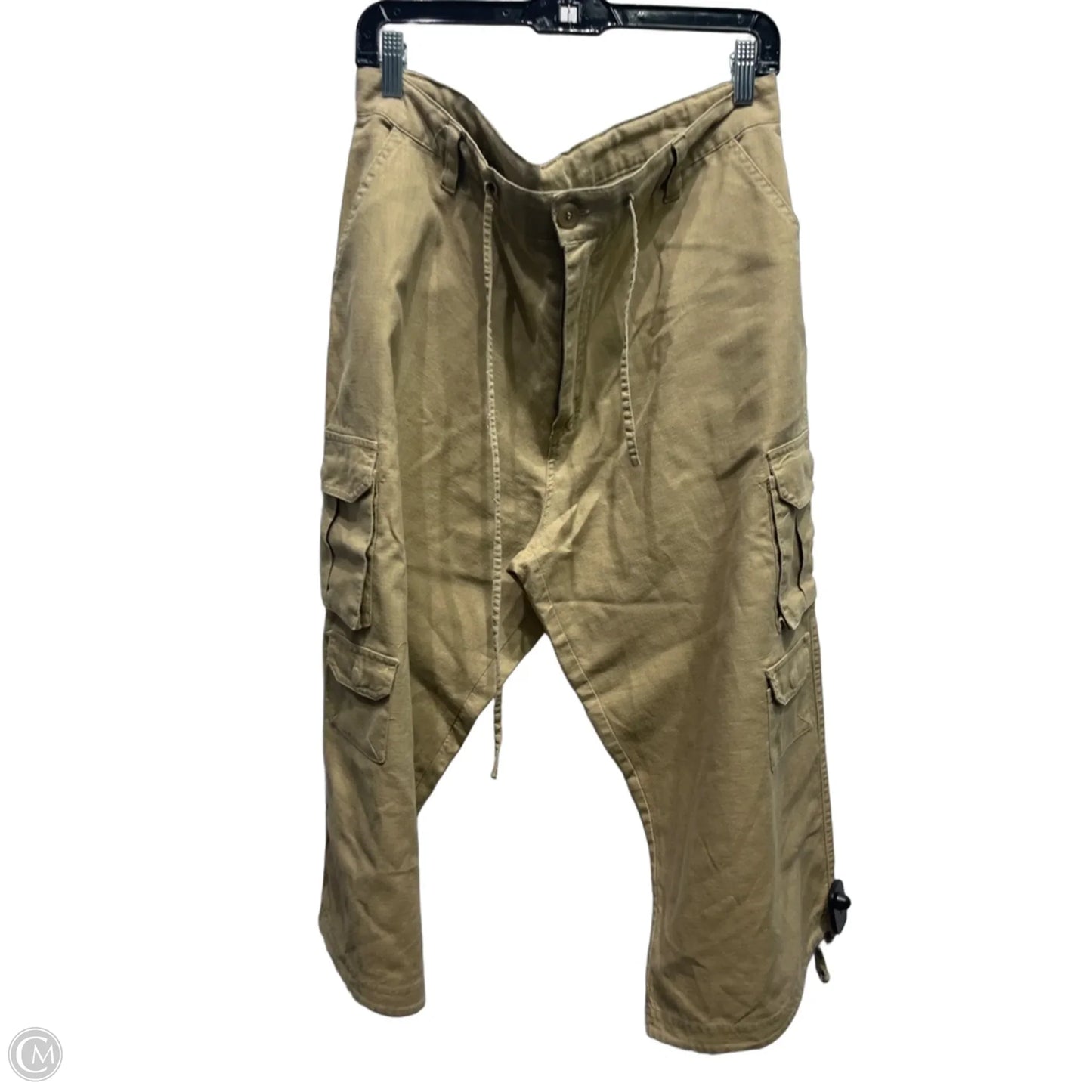Capris By cotton connection In Tan, Size: Xl