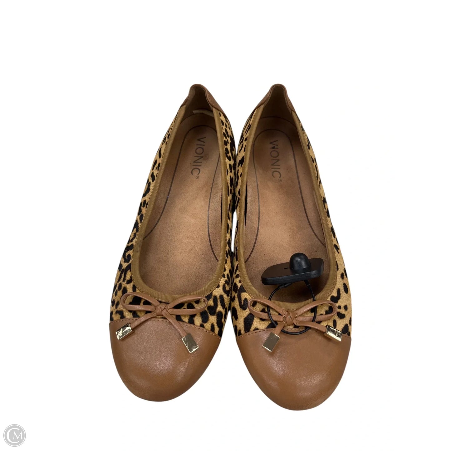Shoes Flats By Vionic In Black & Cream, Size: 9