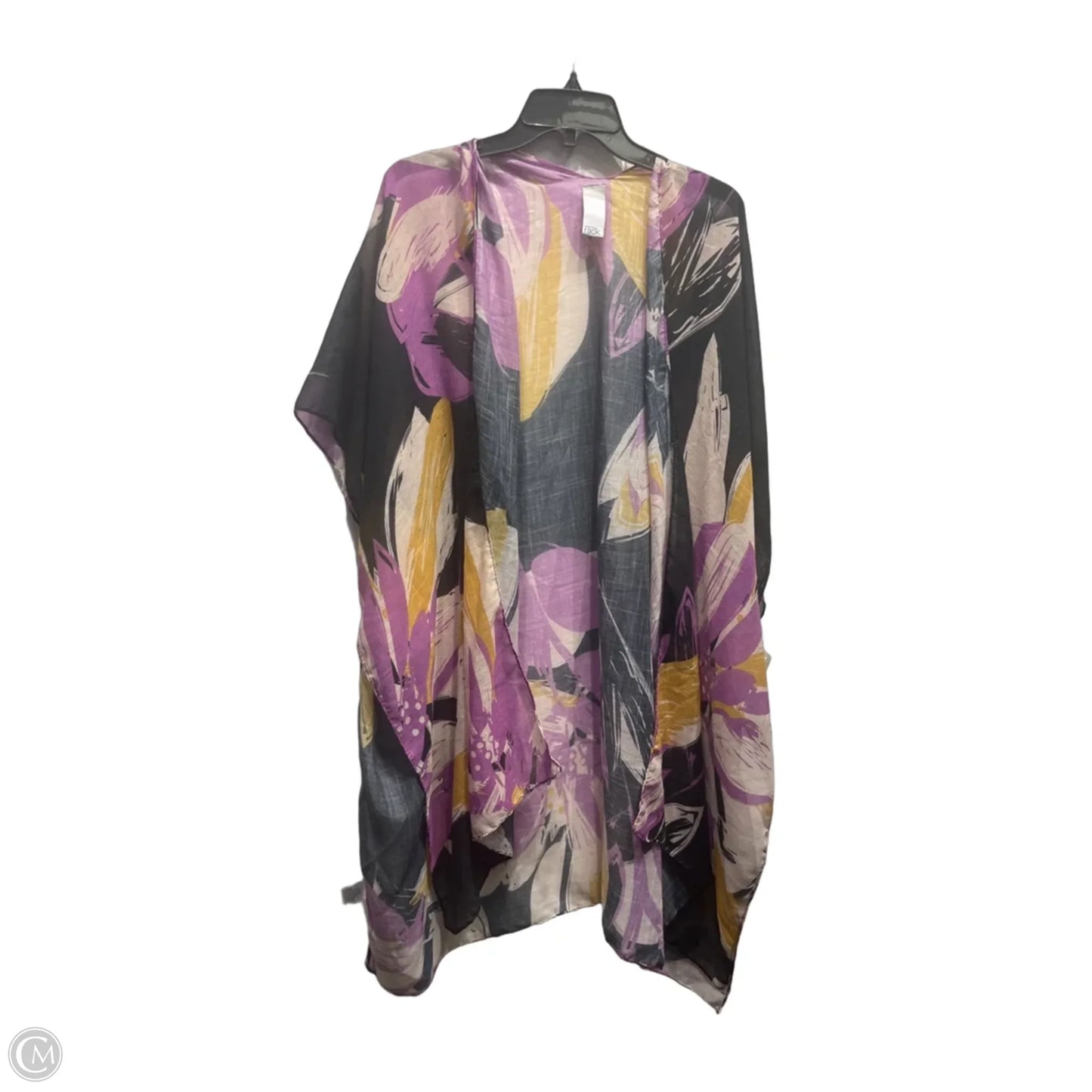 Kimono By Nordstrom In Purple & Yellow, Size: Osfm