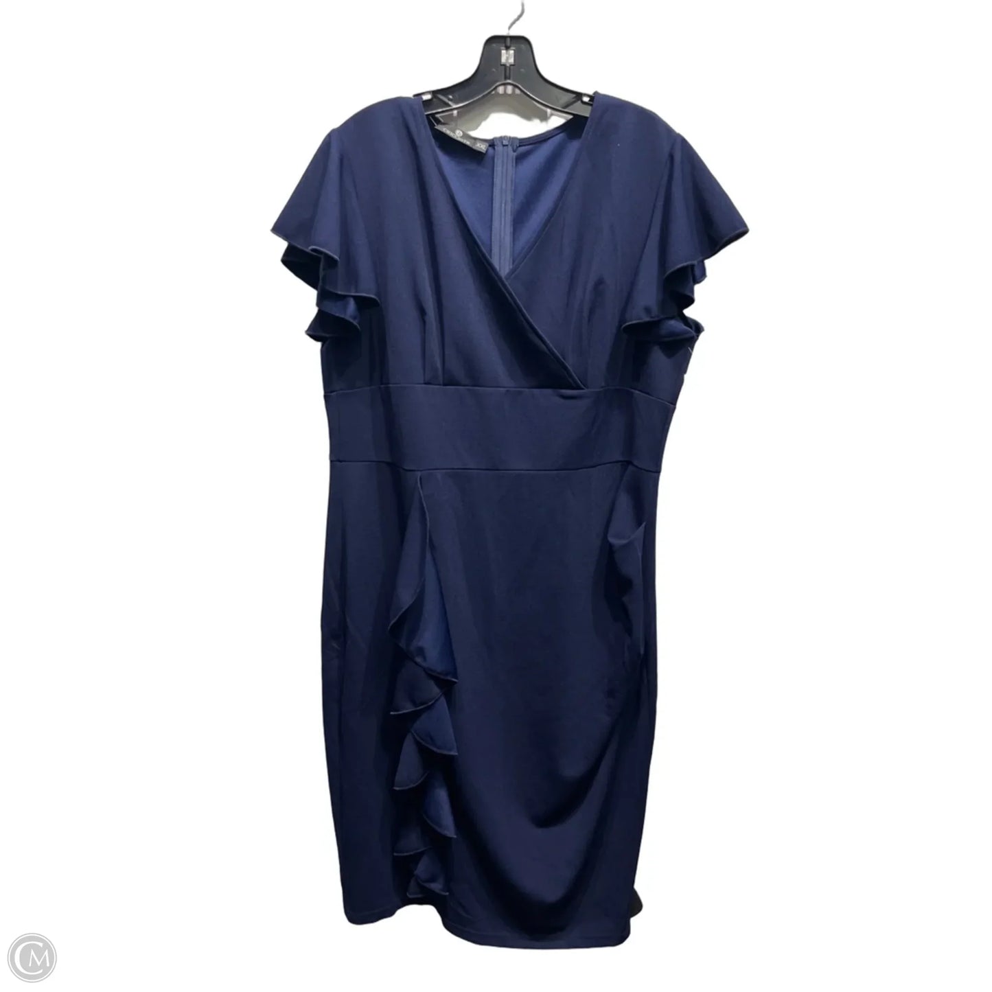 Dress Work By CHICCLOTH In Navy, Size: Xxl