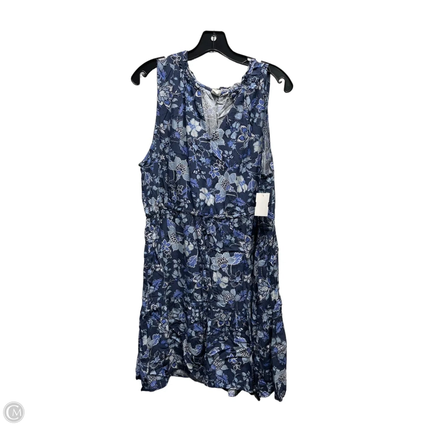 Dress Casual Short By Gap In Blue & White, Size: Xxl