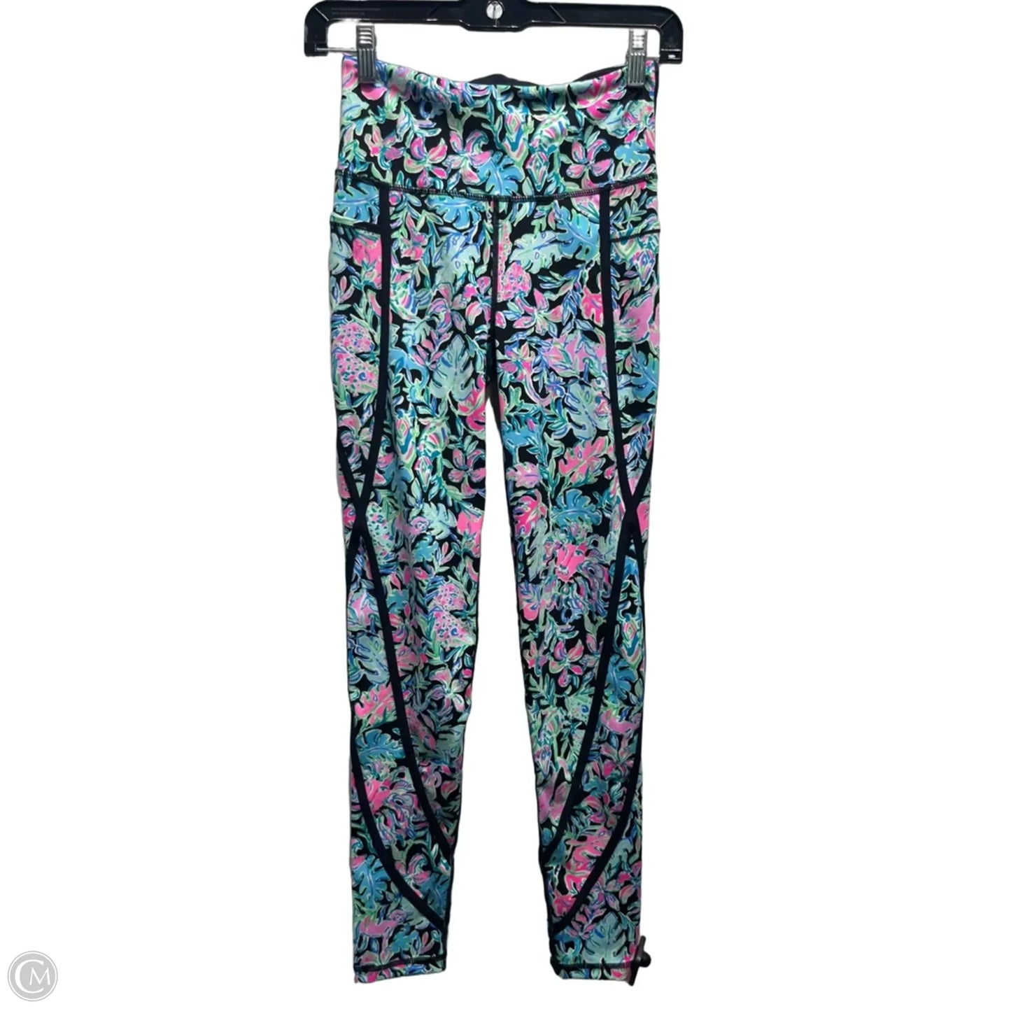 Pants Designer By Lilly Pulitzer In Black & Green, Size: Xs