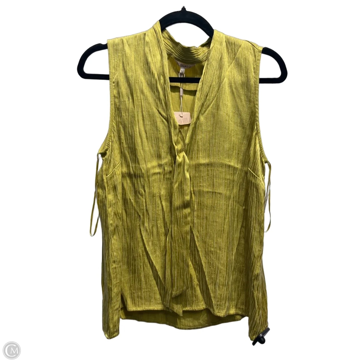 Blouse Sleeveless By Cmc In Green, Size: 6