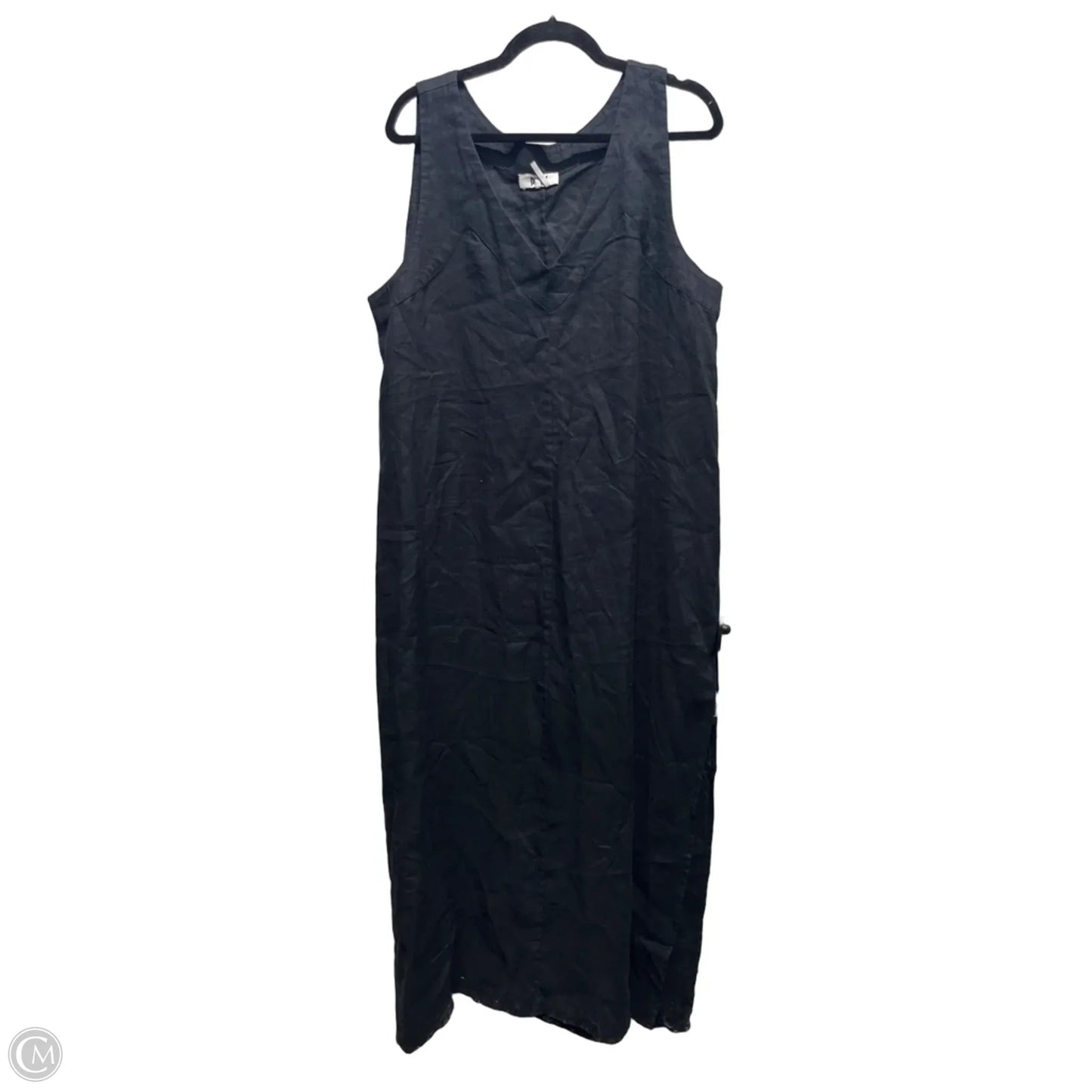 Dress Casual Maxi By Dkny In Black, Size: L