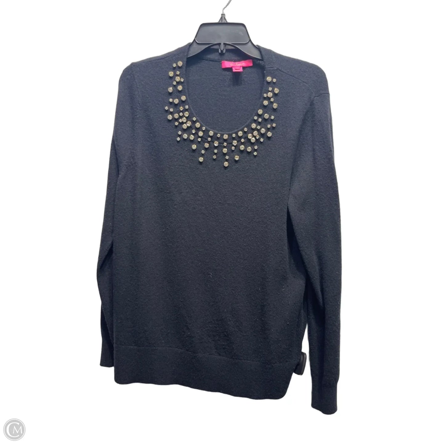Sweater Designer By Lilly Pulitzer In Black, Size: Xl