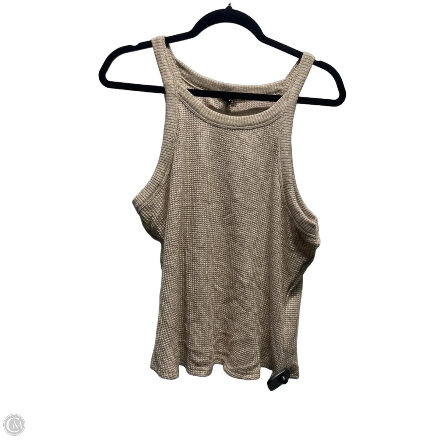 Top Sleeveless By Express In Gold, Size: Xl