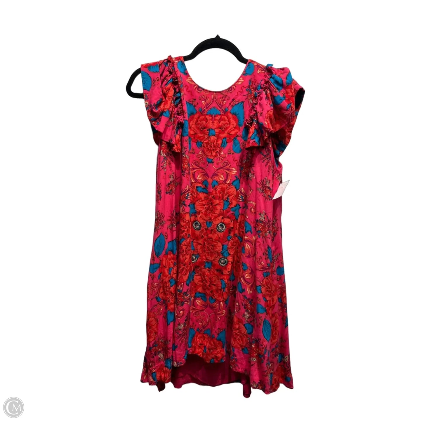 Dress Casual Short By Free People In Blue & Pink, Size: Xs
