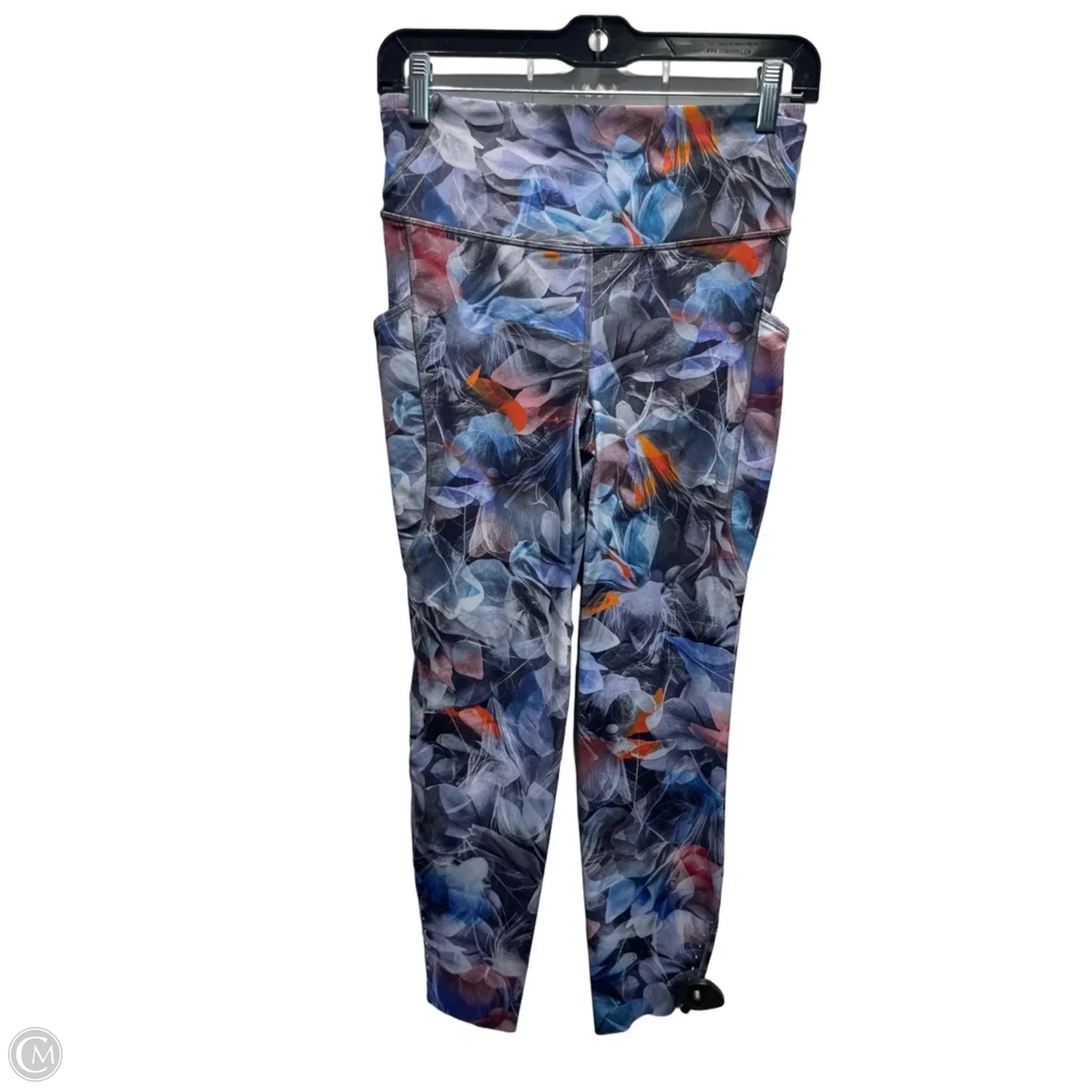 Athletic Leggings By Lululemon In Blue & Orange, Size: 8