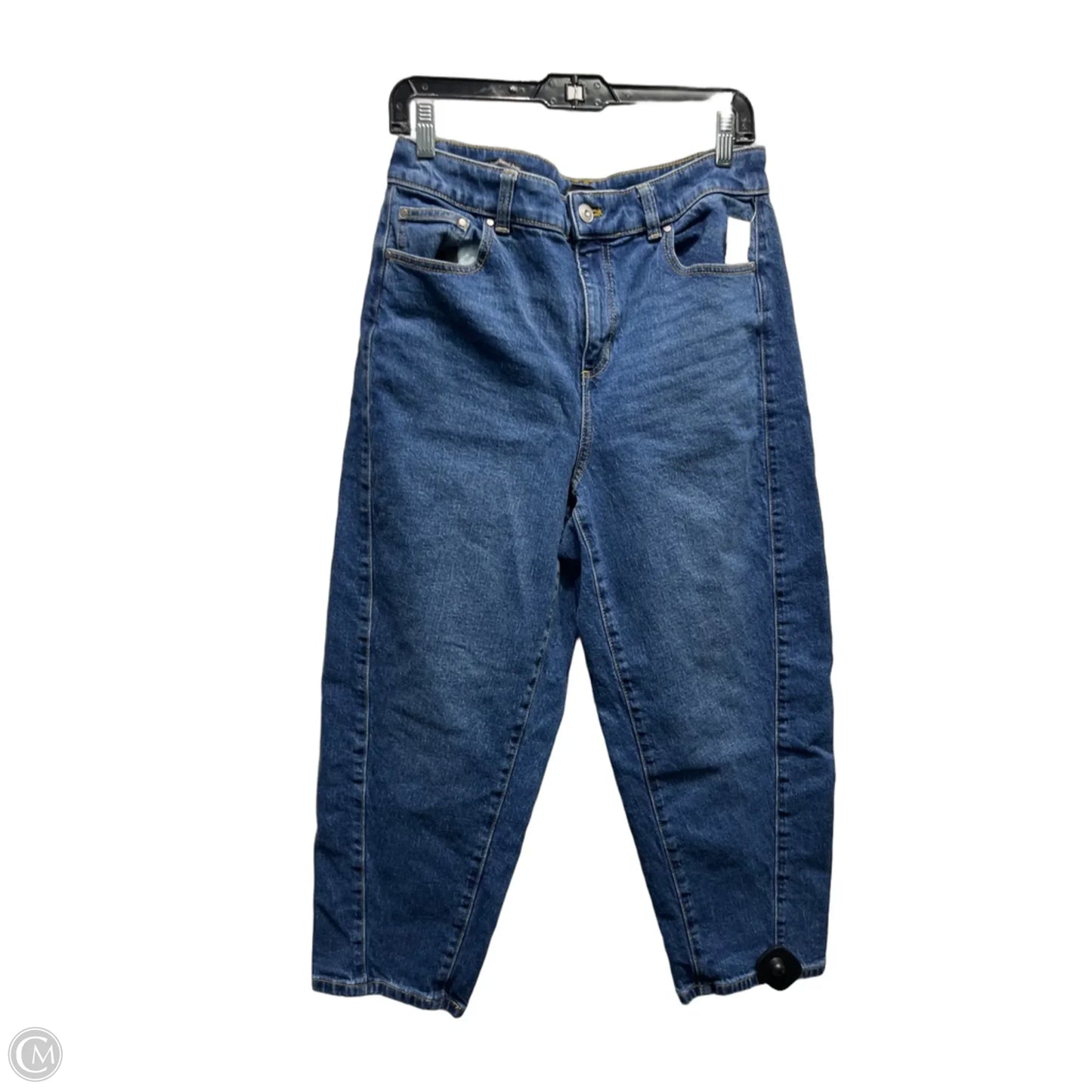 Jeans Straight By Talbots In Blue Denim, Size: 10p