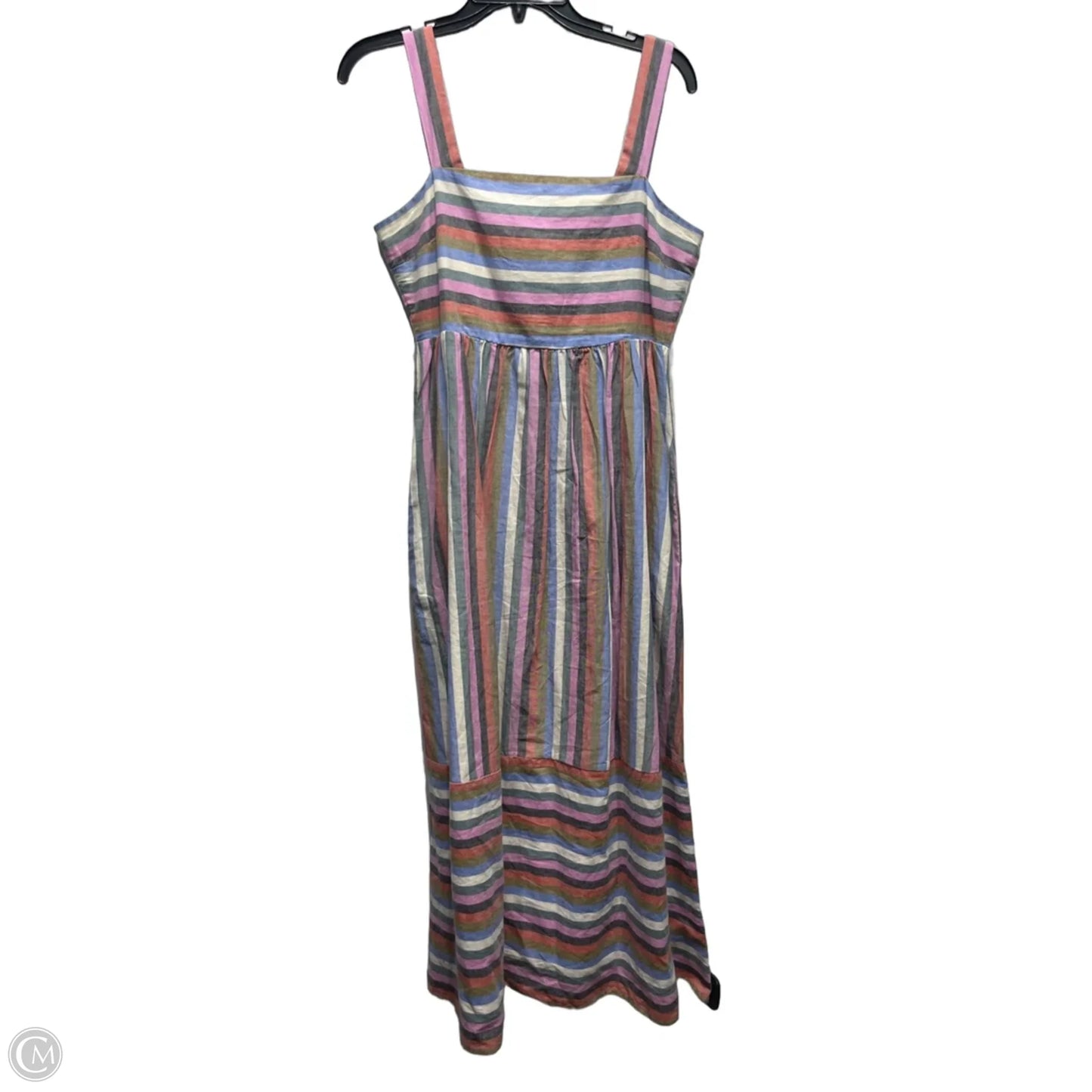 Dress Casual Maxi By Evereve In Blue & Pink, Size: S