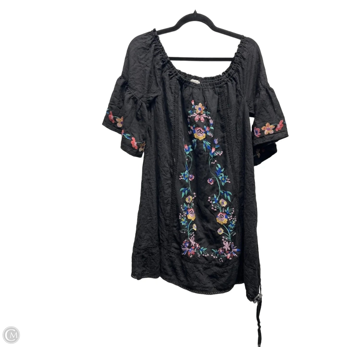 Dress Casual Short By Umgee In Black & Blue, Size: S