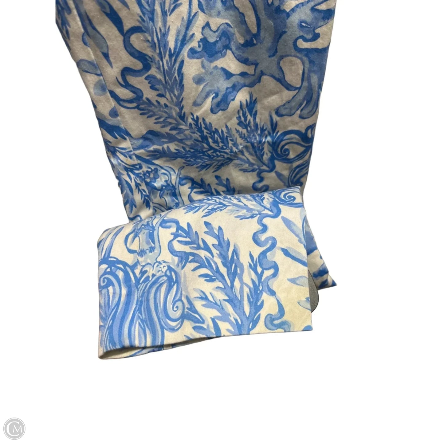 Pants Designer By Lilly Pulitzer In Blue & White, Size: 2