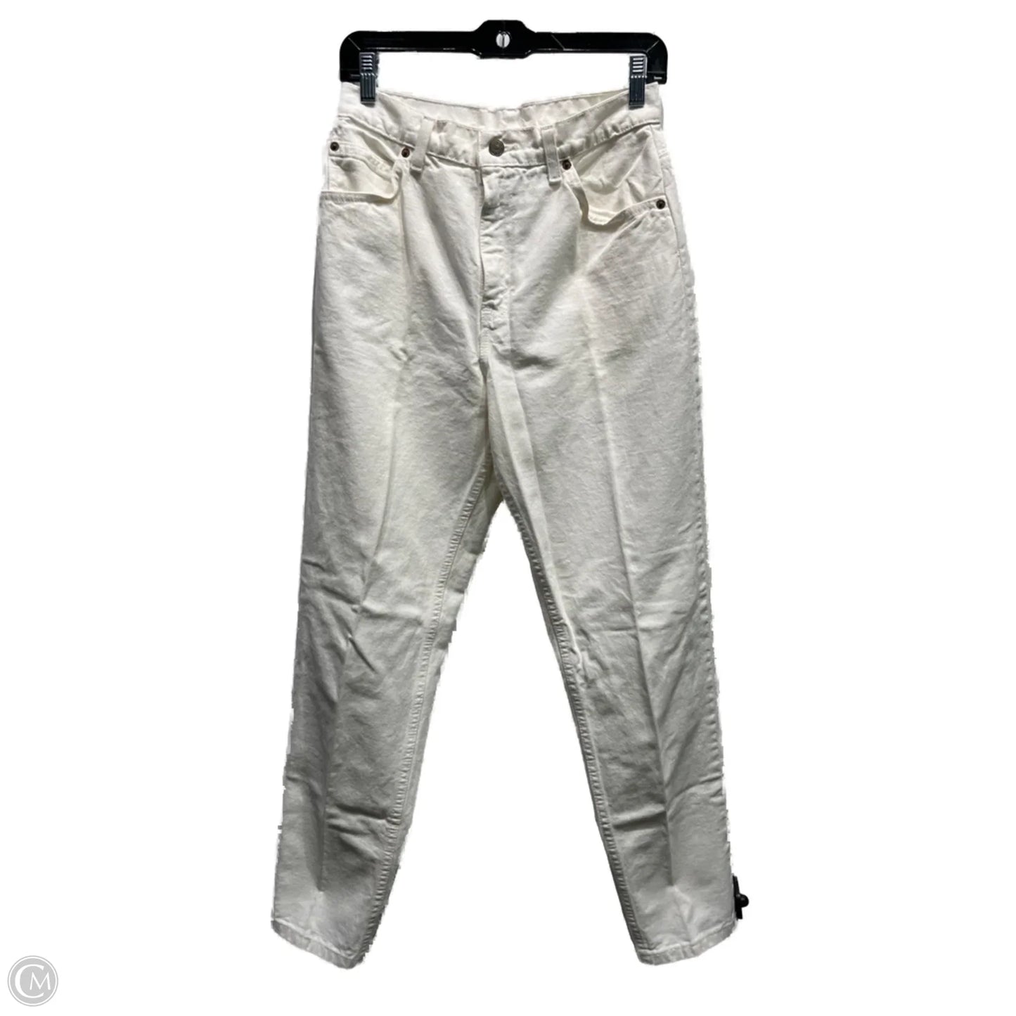 Jeans Straight By Levis In White Denim, Size: 10